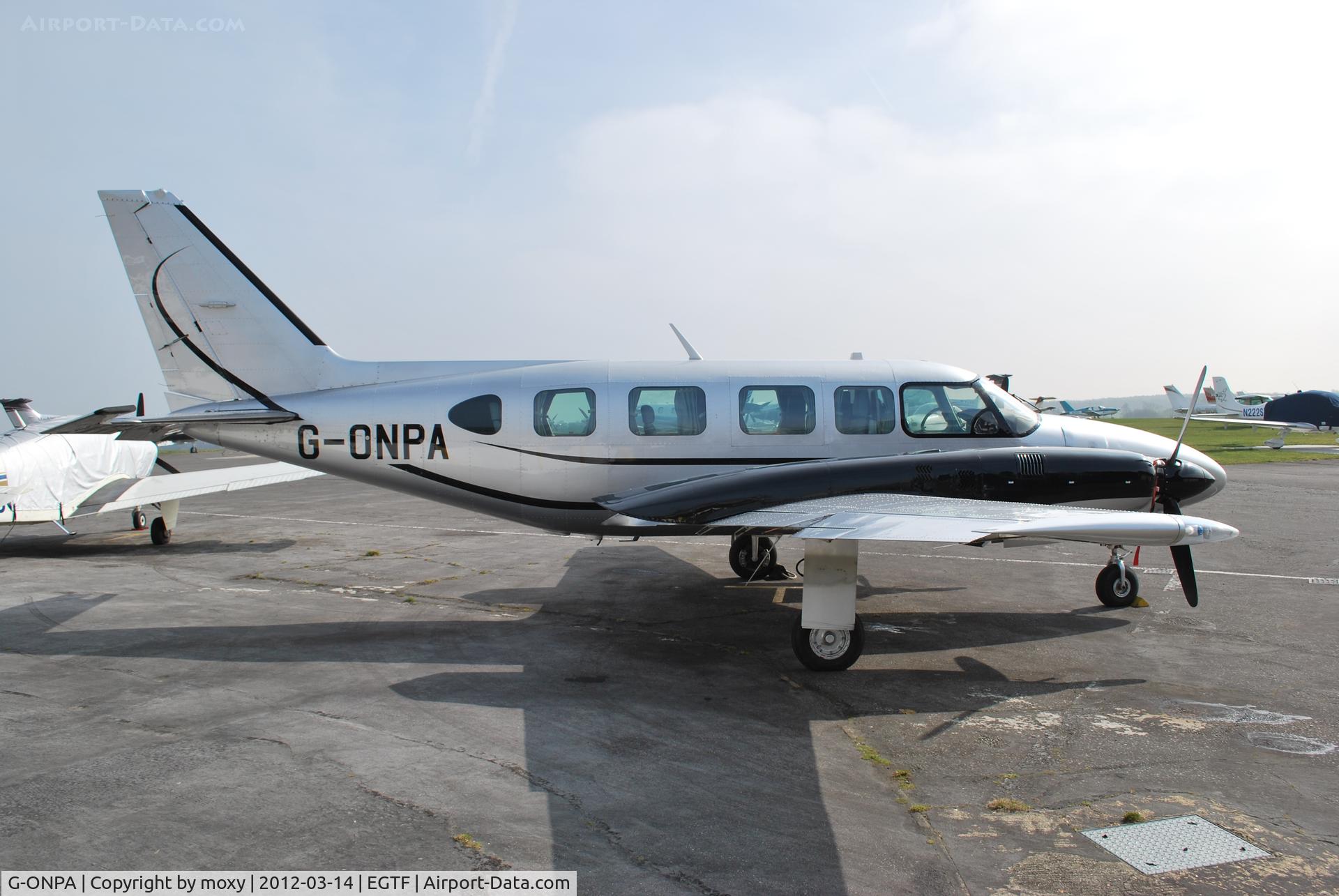 G-ONPA, 1979 Piper PA-31-350 Chieftain C/N 31-7952110, Piper Navajo at Fairoaks