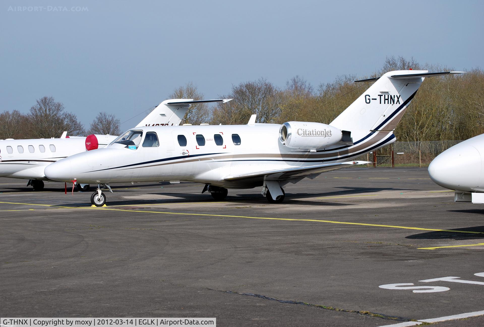 G-THNX, 1993 Cessna 525 CitationJet CJ1 C/N 525-0022, Cessna 525 Citationjet at Blackbushe