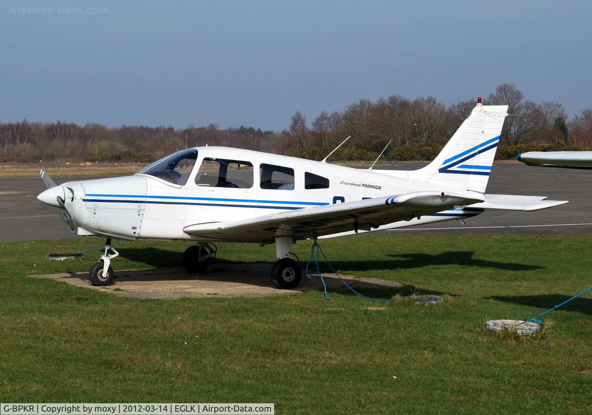 G-BPKR, 1975 Piper PA-28-151 Cherokee Warrior C/N 28-7515446, Piper Cherokee Warrior at Blackbushe
