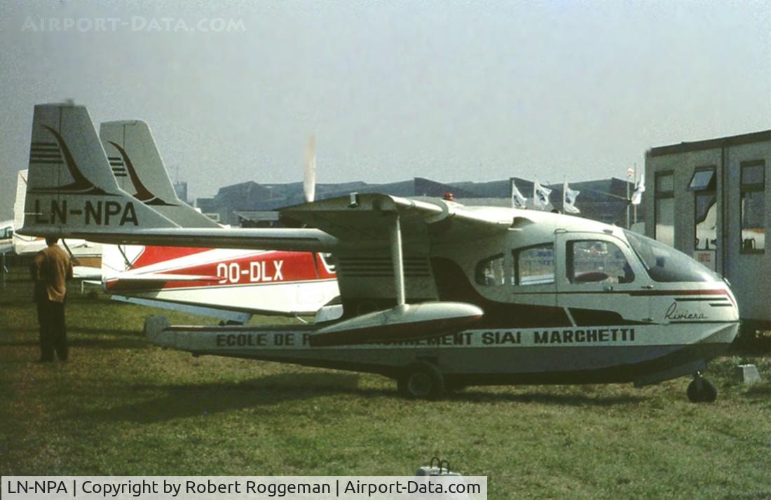 LN-NPA, SIAI-Marchetti FN-333 Riviera C/N 103, Late 1960's.