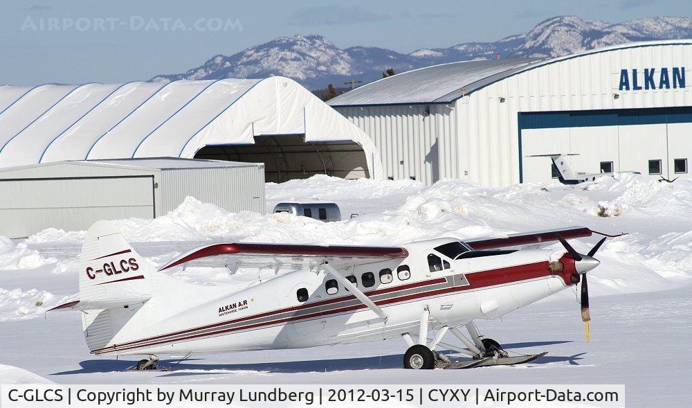 C-GLCS, 1961 De Havilland Canada DHC-3 Turbo Otter Otter C/N 428, On the back ramp, ski equipped.