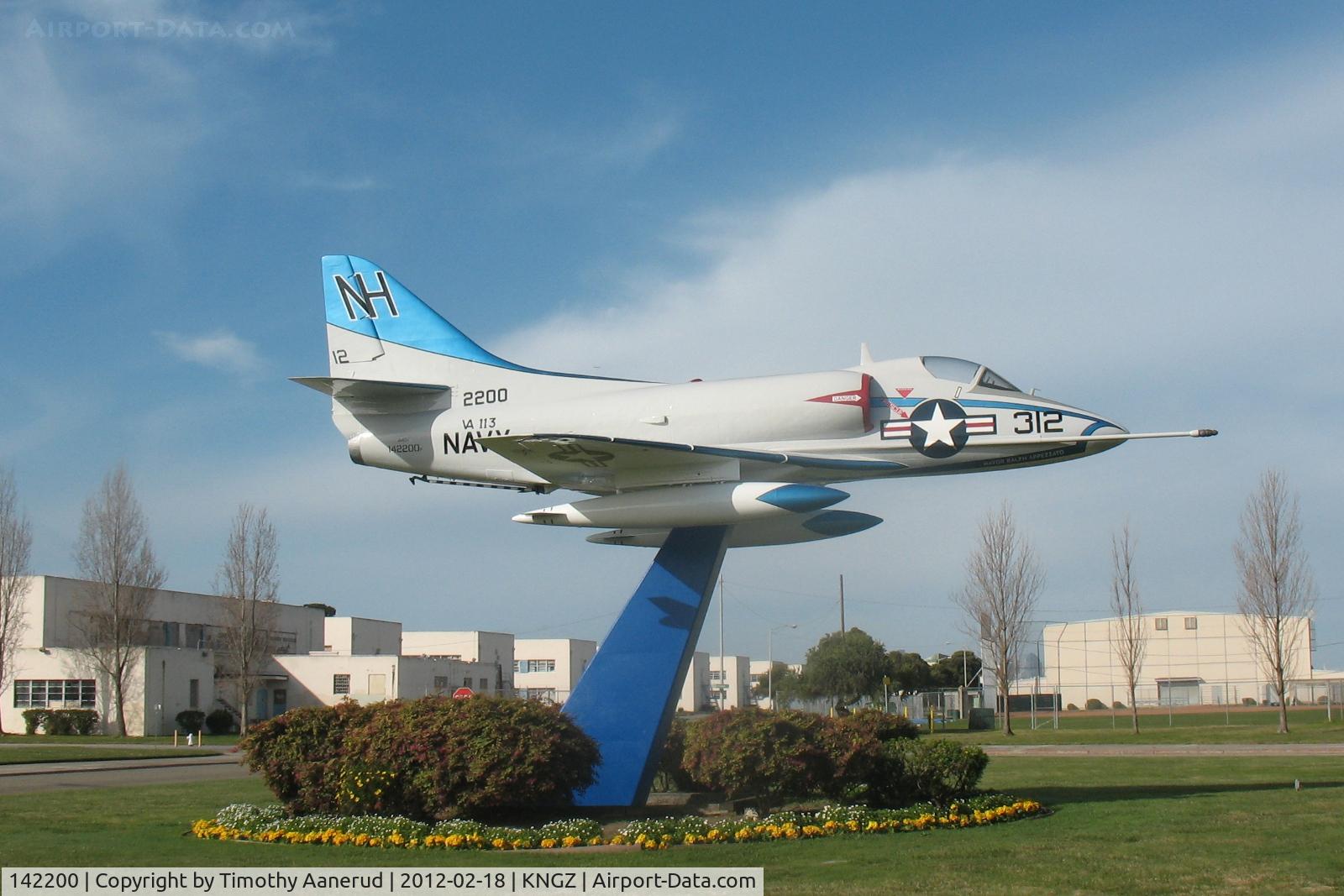 142200, 1957 Douglas A4D-1 C/N 11454, 1957 Douglas A4D-1, c/n: 11454.  Alameda, CA