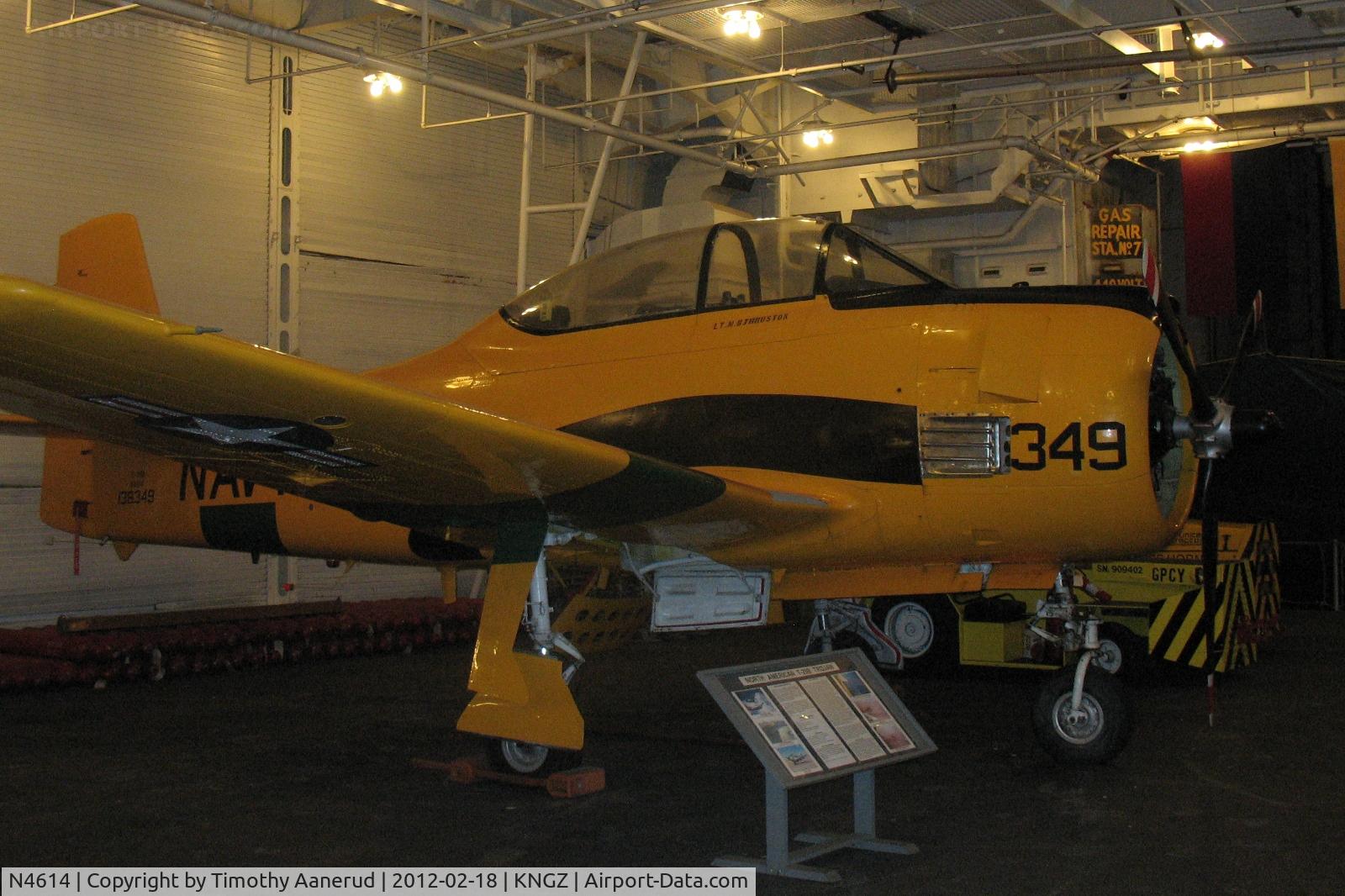 N4614, North American T-28B Trojan C/N 529263, North American T-28B, c/n: 529263 BuNo 138349, USS Hornet