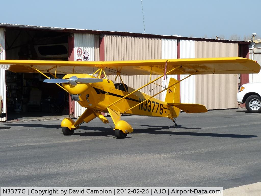 N3377G, 1963 Corben Baby Ace Model C C/N 1-DH, At Corona Municpal