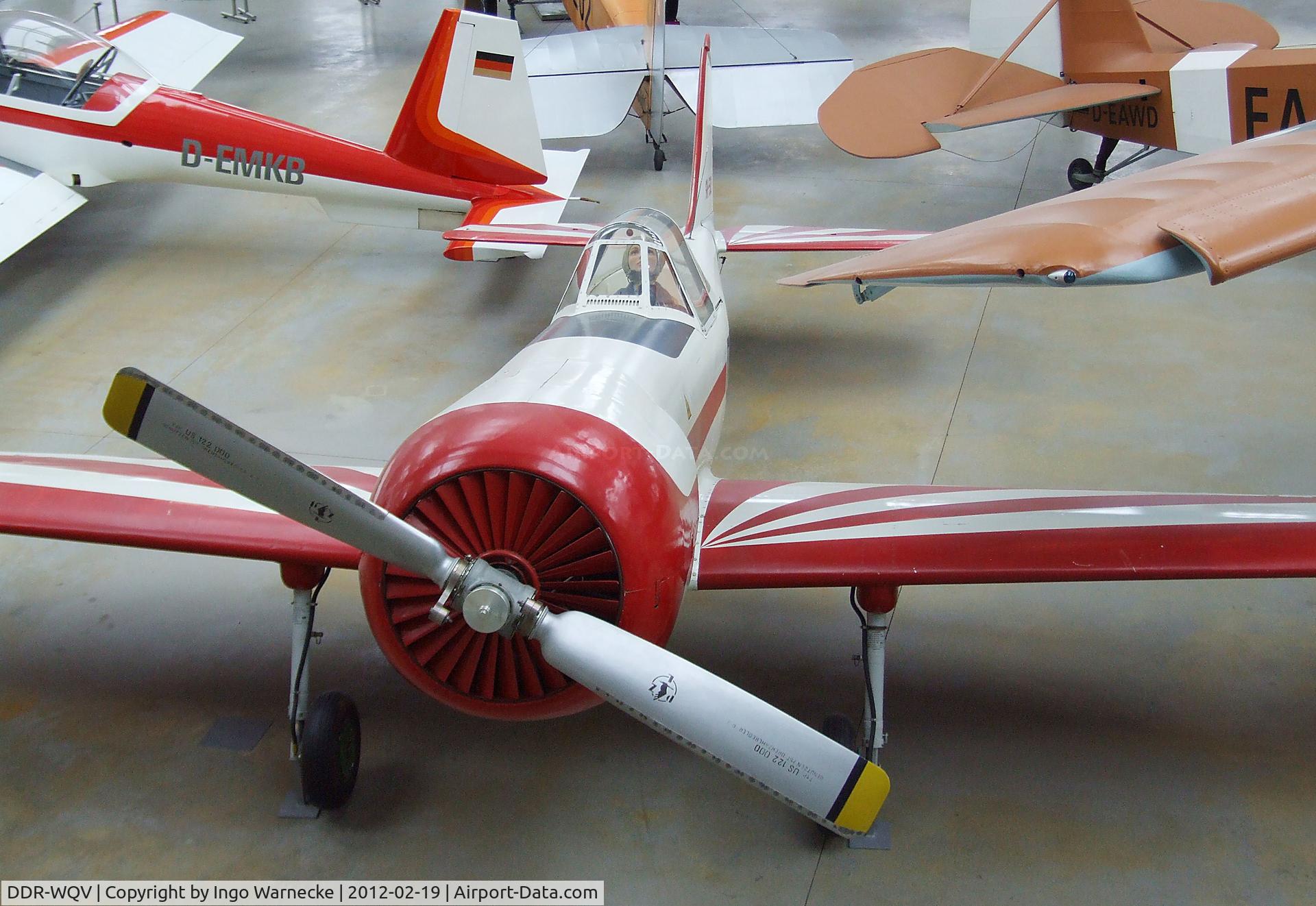 DDR-WQV, Yakovlav Yak-50 C/N 781206, Yakovlev Yak-50 at the Deutsches Museum Flugwerft Schleißheim, Oberschleißheim