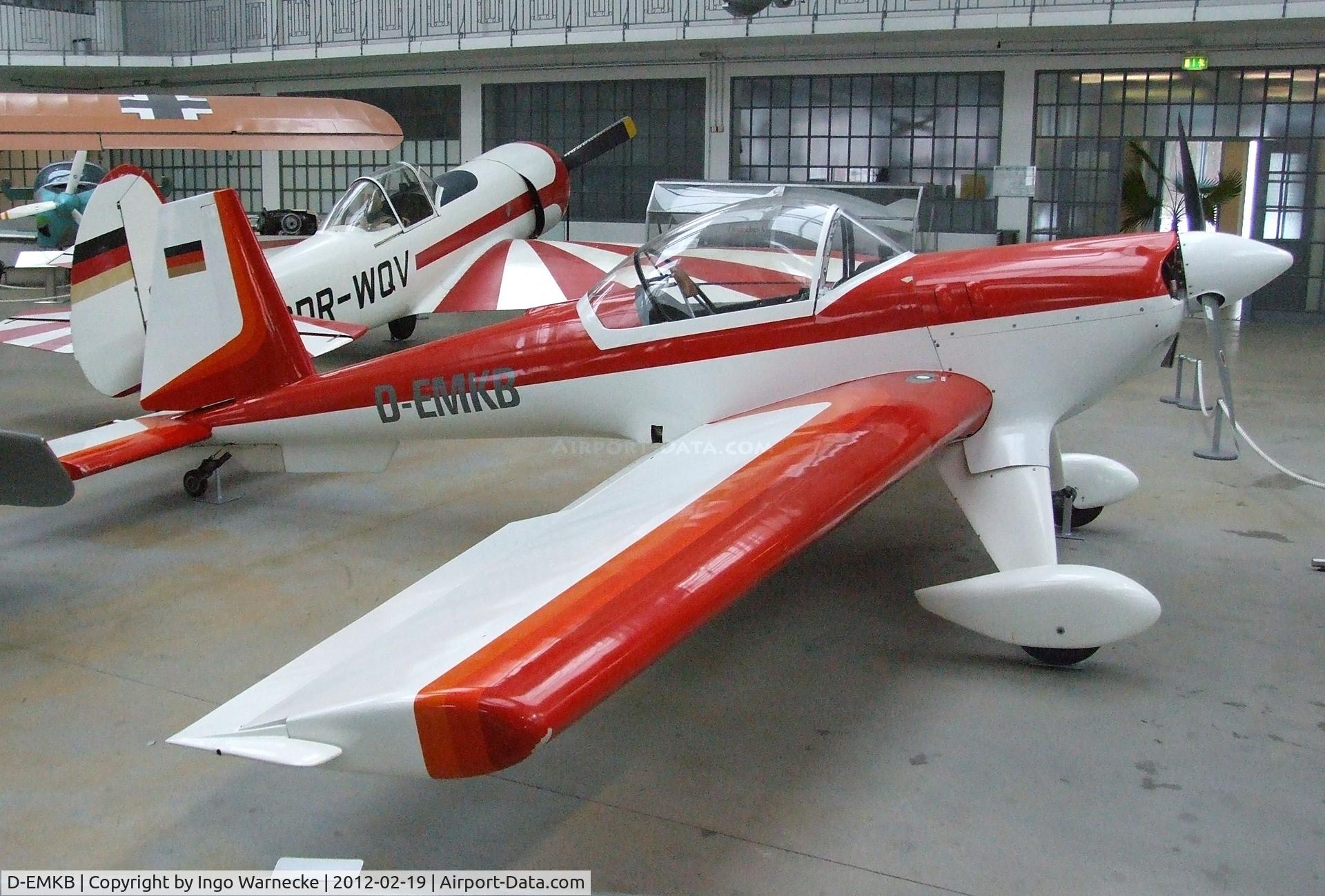 D-EMKB, 1970 Hirth HI.27 Akrostar MK.II C/N 4001, Hirth Hi.27 Acrostar II at the Deutsches Museum Flugwerft Schleißheim, Oberschleißheim
