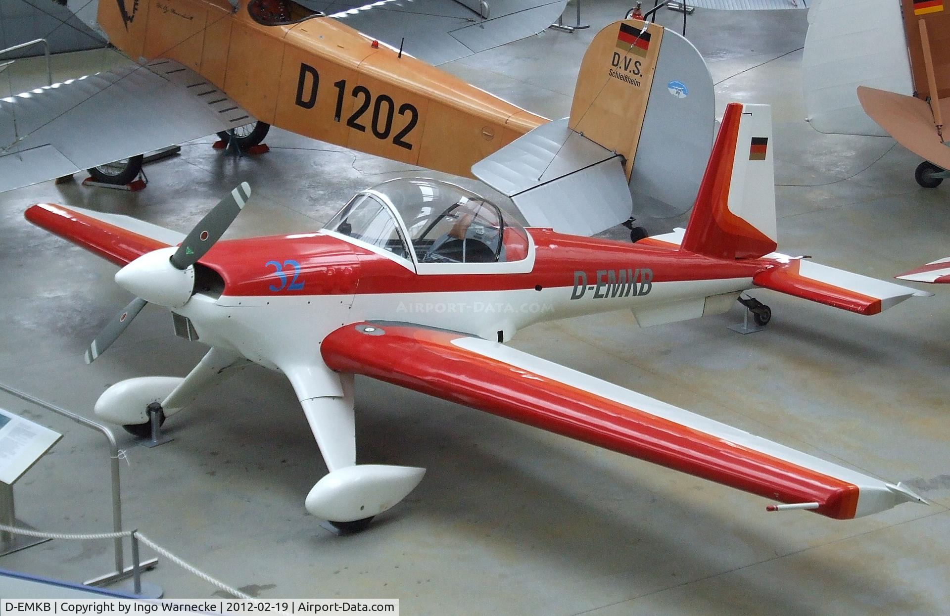 D-EMKB, 1970 Hirth HI.27 Akrostar MK.II C/N 4001, Hirth Hi.27 Acrostar II at the Deutsches Museum Flugwerft Schleißheim, Oberschleißheim