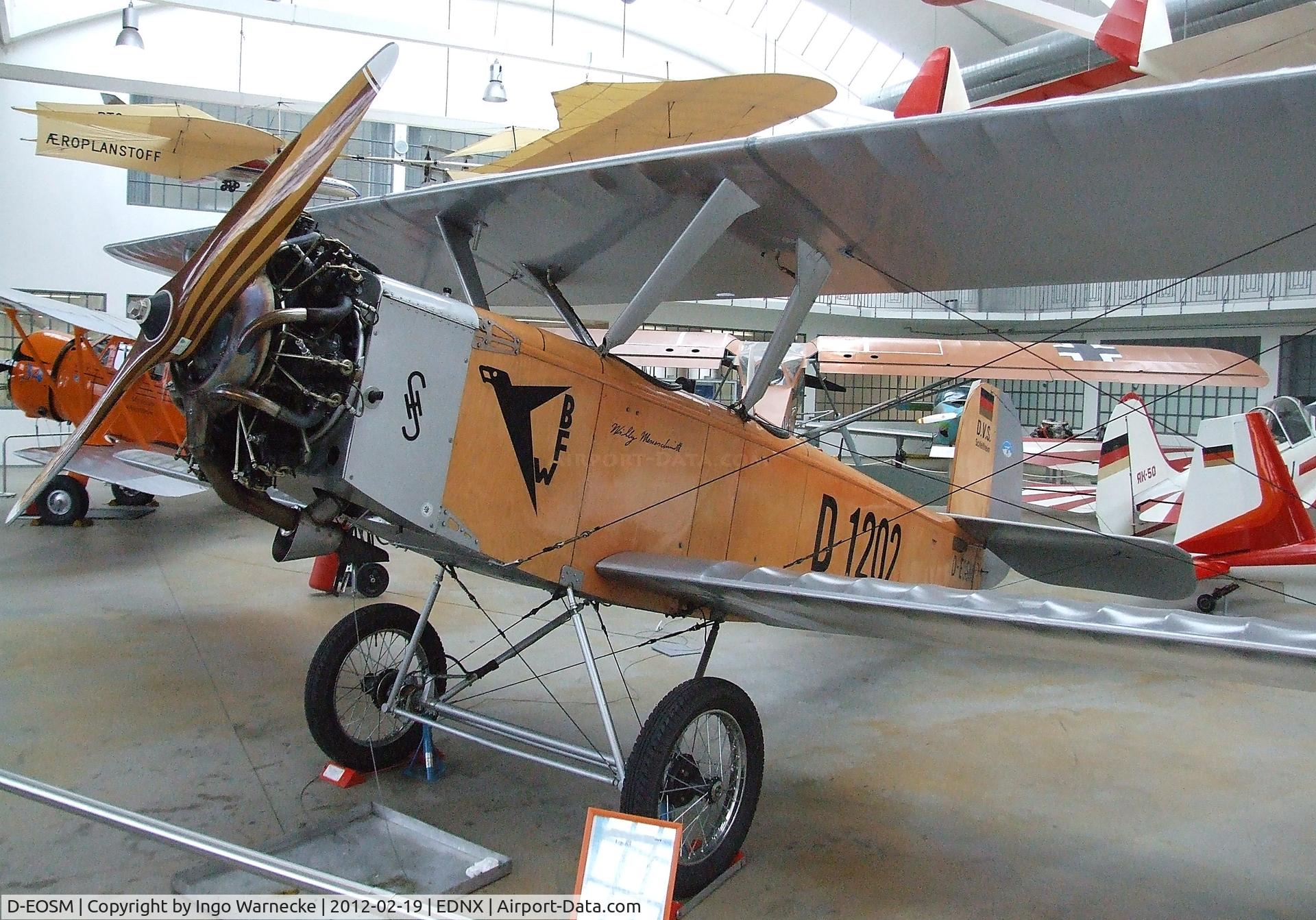 D-EOSM, Udet U.12a Flamingo Replica C/N D-1202, Udet U.12a Flamingo replica at the Deutsches Museum Flugwerft Schleißheim, Oberschleißheim