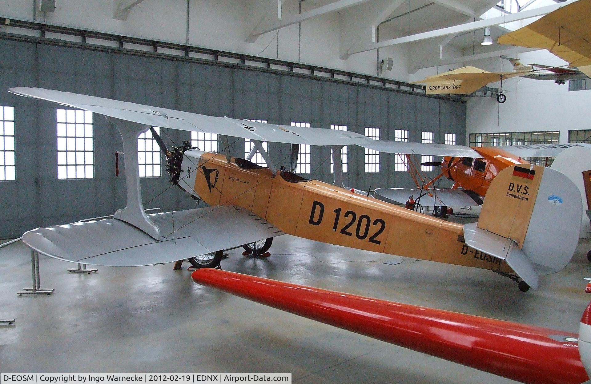 D-EOSM, Udet U.12a Flamingo Replica C/N D-1202, Udet U.12a Flamingo replica at the Deutsches Museum Flugwerft Schleißheim, Oberschleißheim