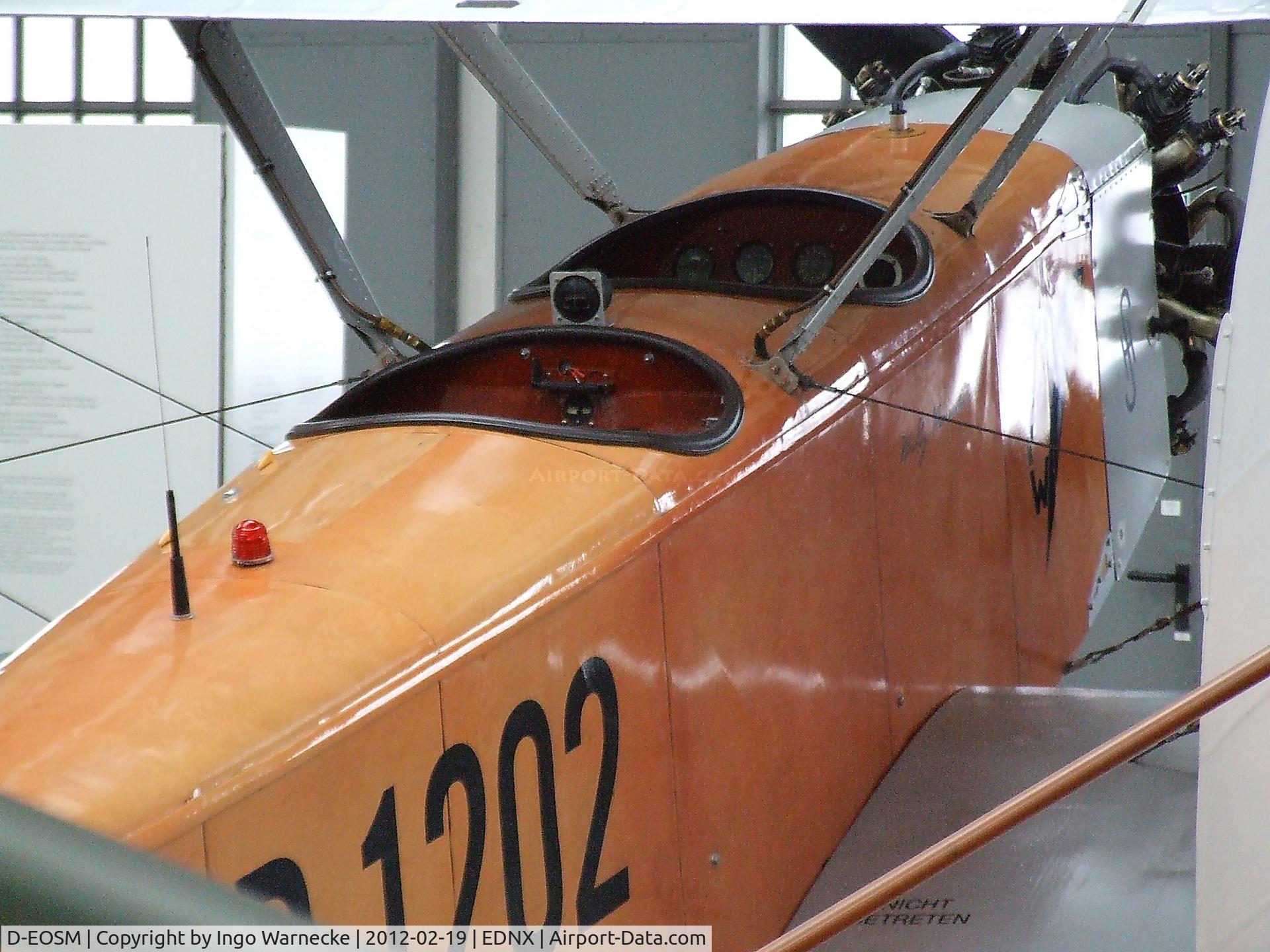 D-EOSM, Udet U.12a Flamingo Replica C/N D-1202, Udet U.12a Flamingo replica at the Deutsches Museum Flugwerft Schleißheim, Oberschleißheim