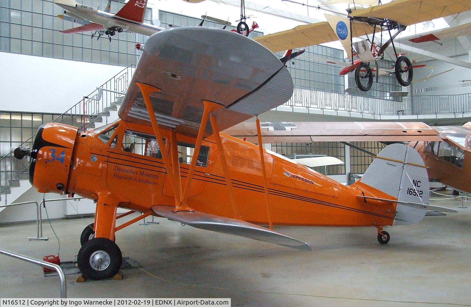 N16512, 1936 Waco YKS-6 C/N 4504, Waco YKS-6 at the Deutsches Museum Flugwerft Schleißheim, Oberschleißheim