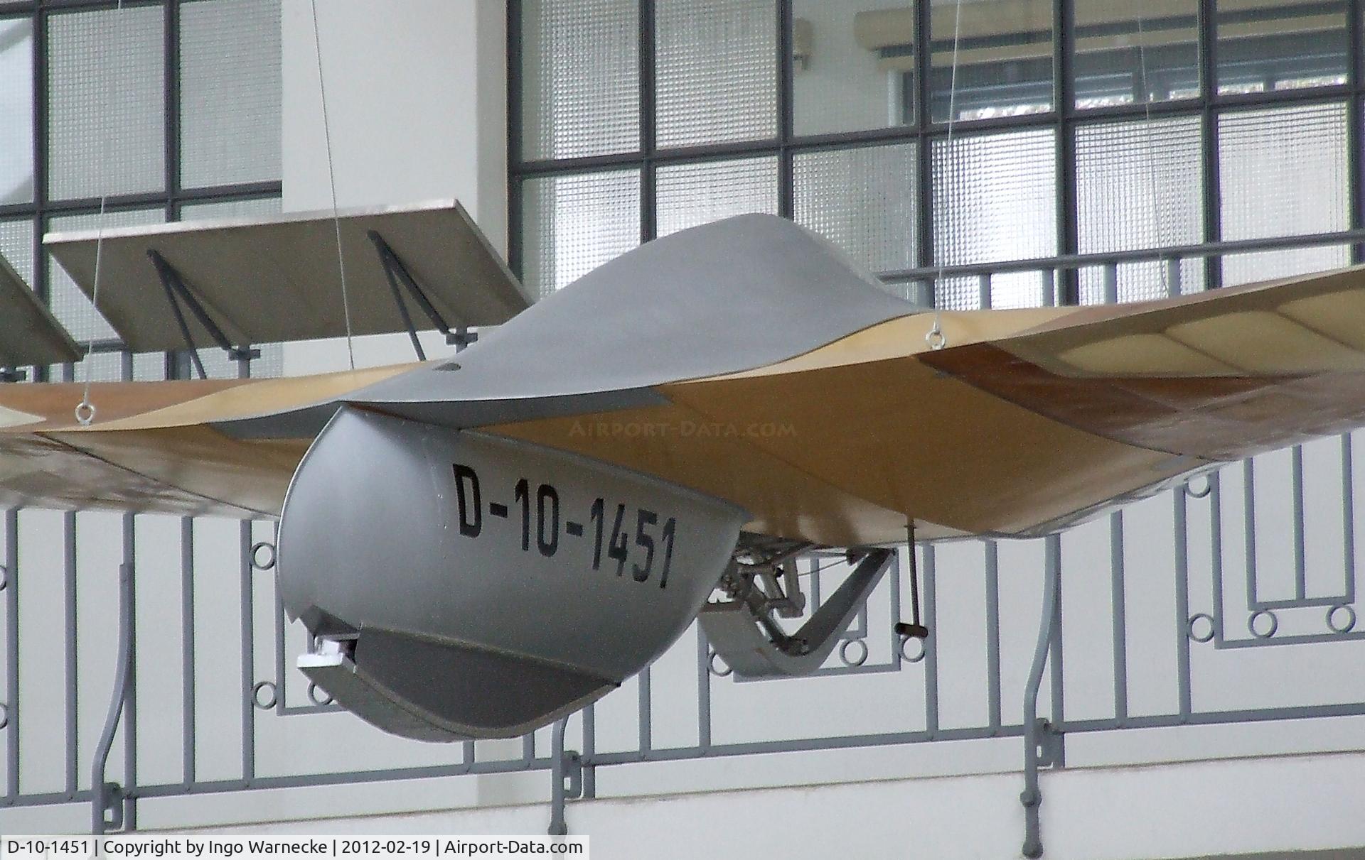 D-10-1451, 1943 Horten IV C/N 26, Horten IV at the Deutsches Museum Flugwerft Schleißheim, Oberschleißheim
