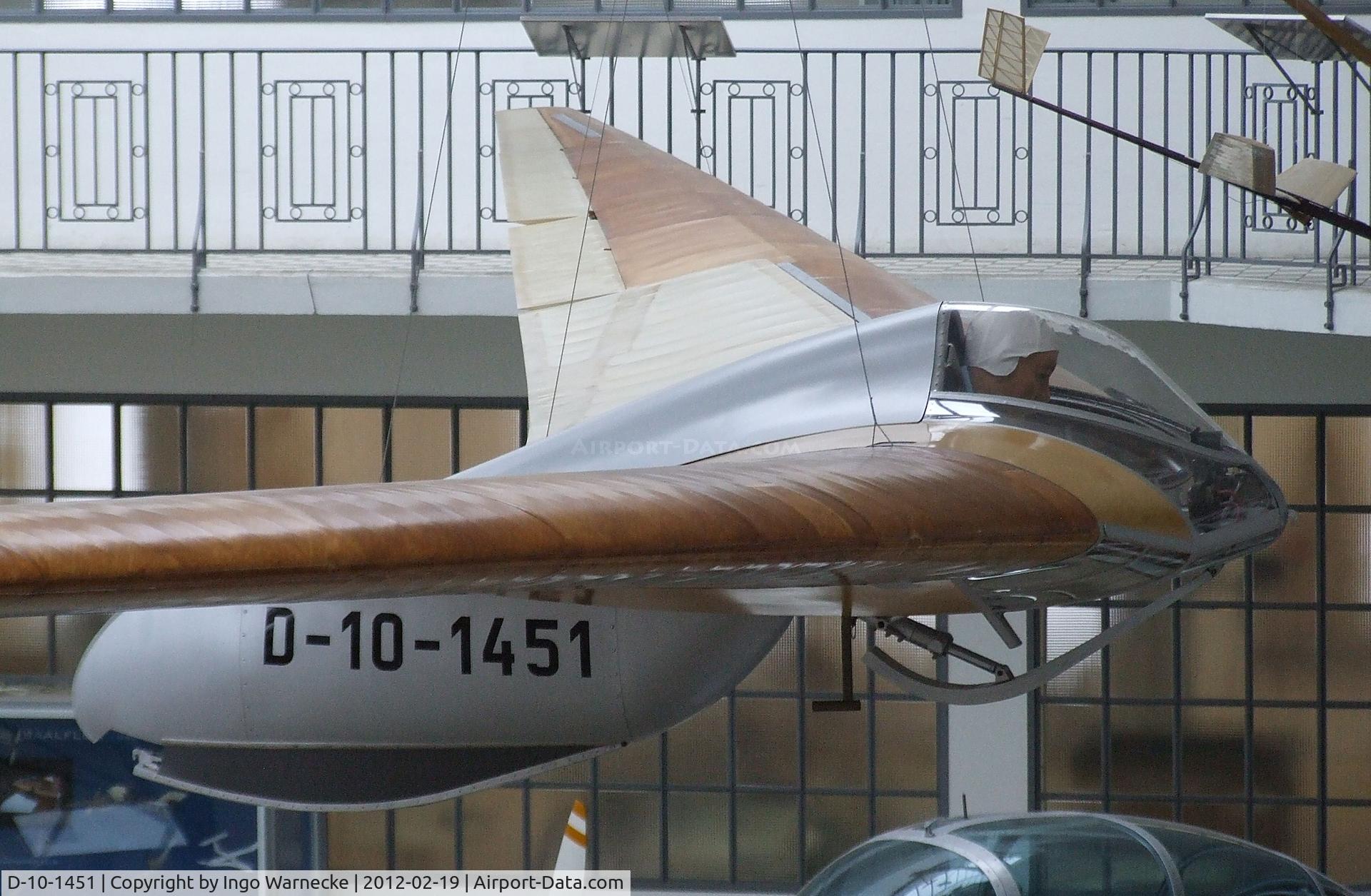D-10-1451, 1943 Horten IV C/N 26, Horten IV at the Deutsches Museum Flugwerft Schleißheim, Oberschleißheim