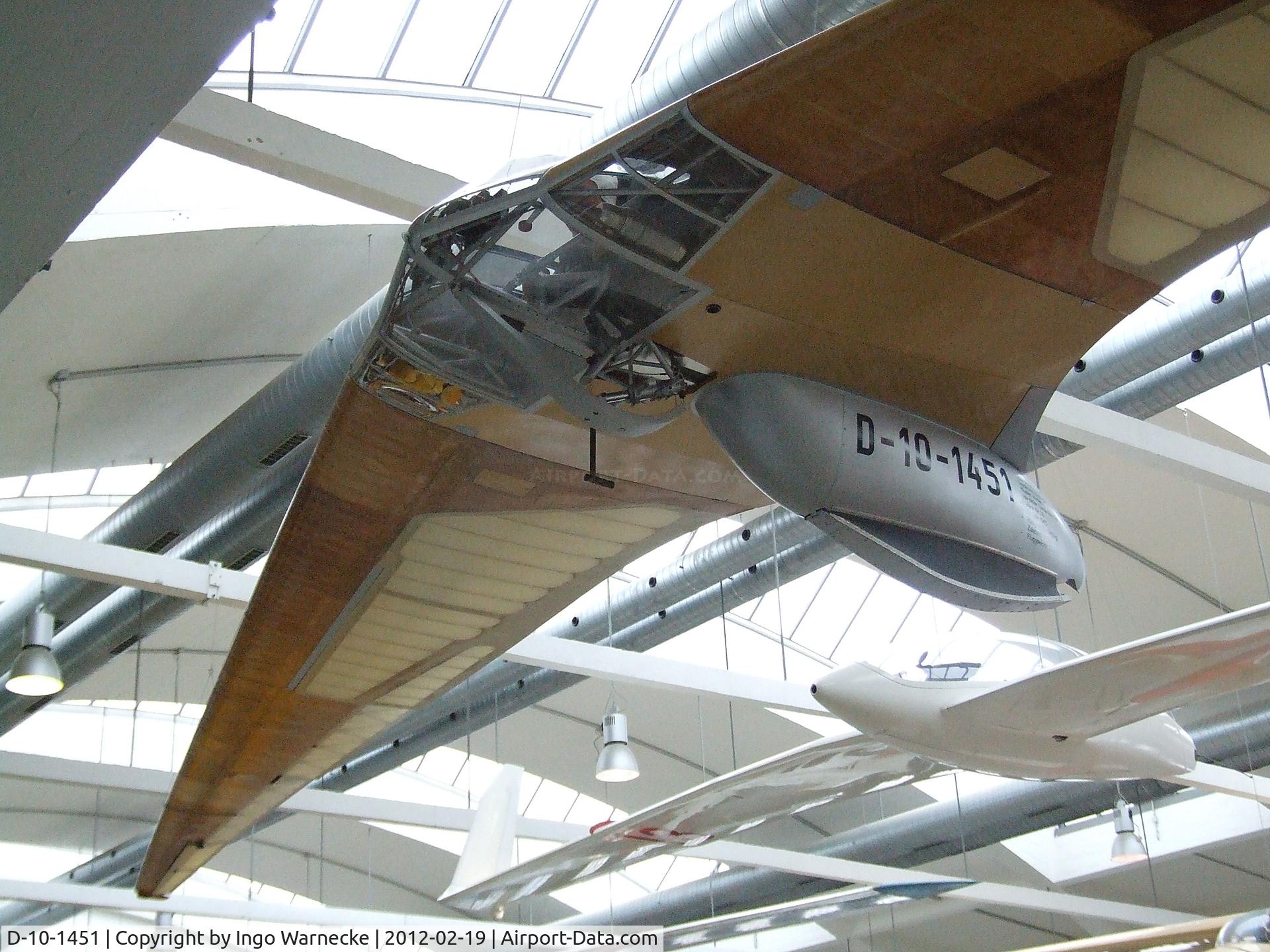 D-10-1451, 1943 Horten IV C/N 26, Horten IV at the Deutsches Museum Flugwerft Schleißheim, Oberschleißheim