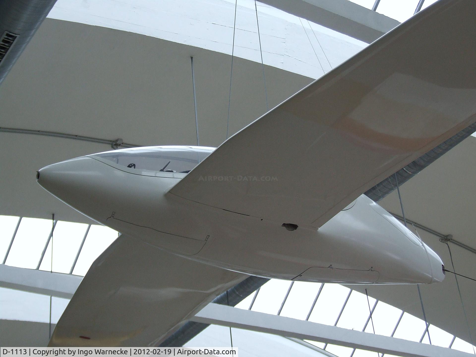 D-1113, 1988 Akaflieg Braunschweig SB-13 Arcus C/N 1, Akaflieg Braunschweig SB 13 at the Deutsches Museum Flugwerft Schleißheim, Oberschleißheim