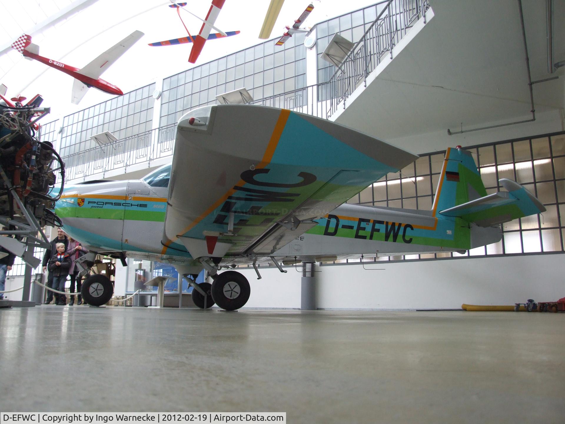 D-EFWC, MBB 223M-4 Flamingo C/N 151, MBB 223M-4 Flamingo PFM (with Porsche engine) at the Deutsches Museum Flugwerft Schleißheim, Oberschleißheim