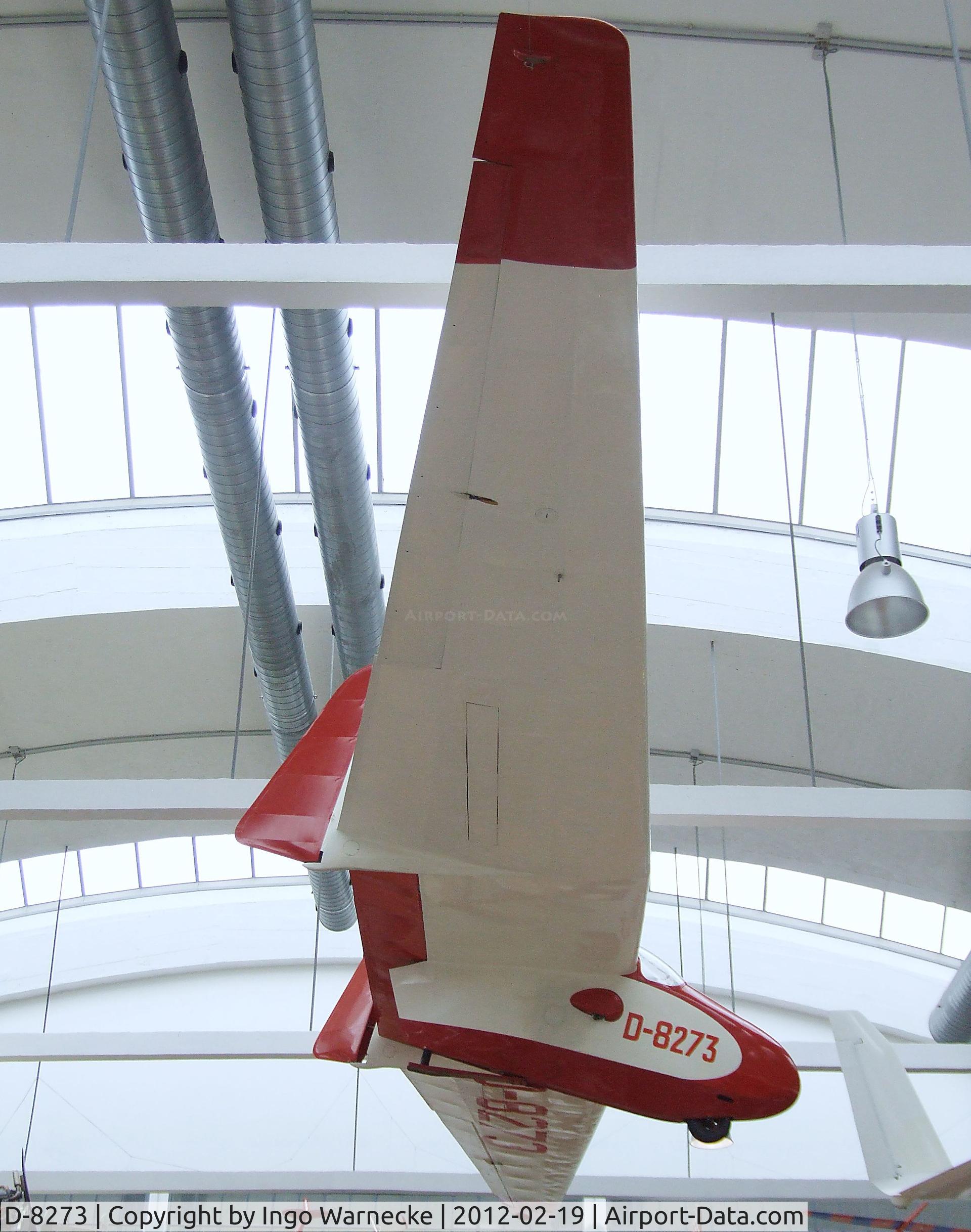 D-8273, 1955 Fauvel AV-36CR C/N 213, Fauvel AV-36 CR at the Deutsches Museum Flugwerft Schleißheim, Oberschleißheim
