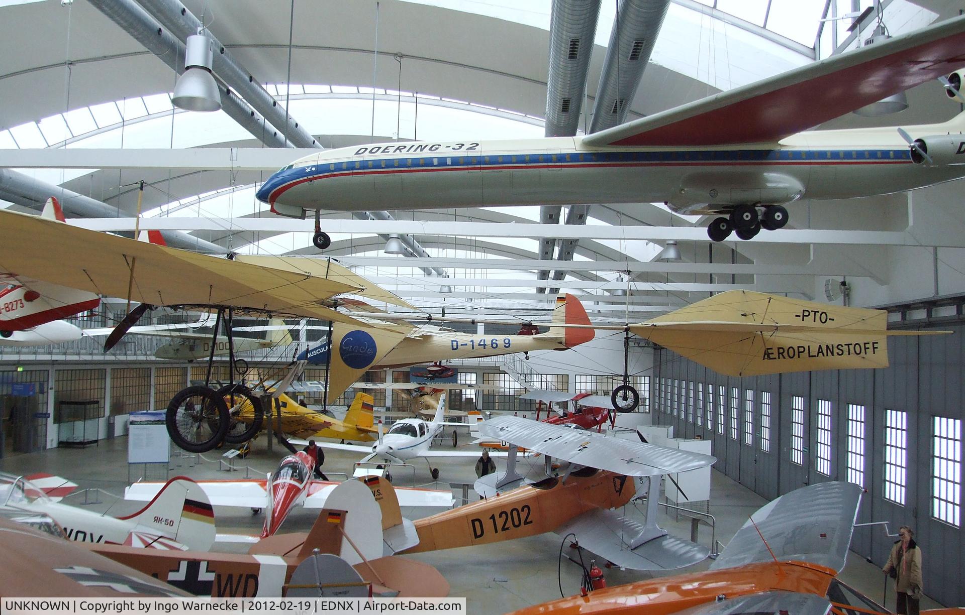 UNKNOWN, 2009 Roman Weller Flugzeugbau Grade 1909 Libelle replica C/N 01, Roman Weller Flugzeugbau Grade 1909 Libelle replica (did fly - and may do so again in short hops - but was never registered) at the Deutsches Museum Flugwerft Schleißheim, Oberschleißheim
