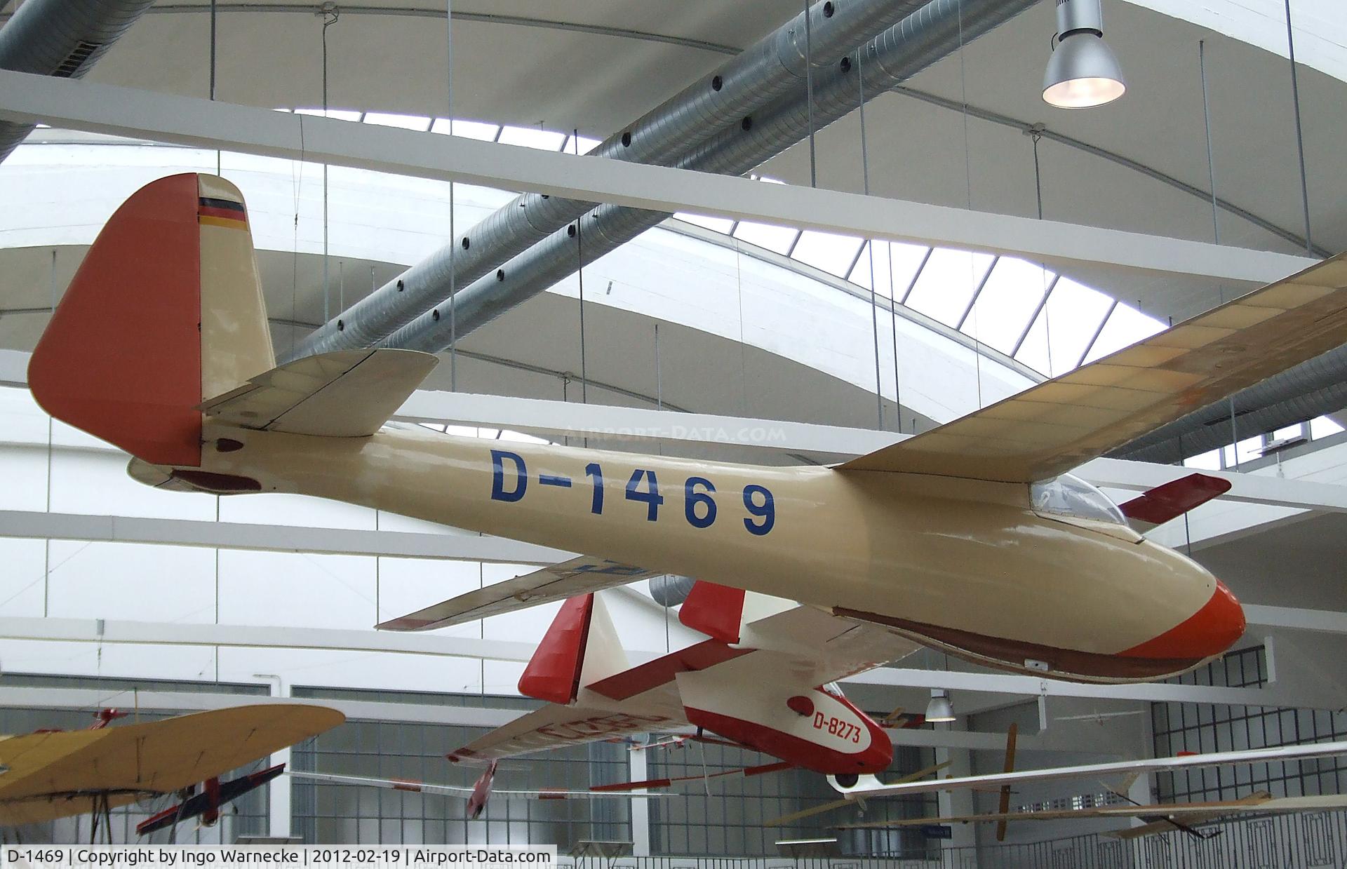 D-1469, 1959 DFS Olympia-Meise C/N Not found D-1469, DFS (M. Dorfner, F. Unfried) Olympia-Meise at the Deutsches Museum Flugwerft Schleißheim, Oberschleißheim