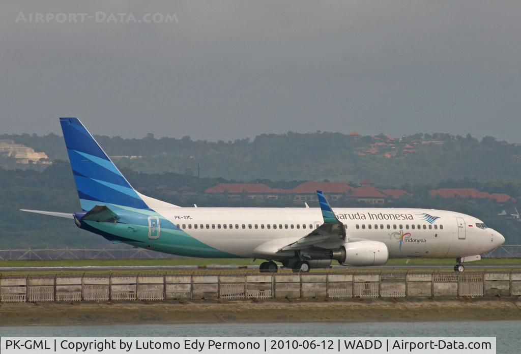 PK-GML, 2010 Boeing 737-8U3 C/N 31763, Garuda Indonesia