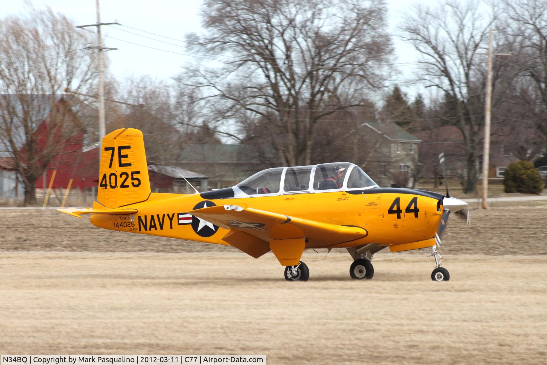 N34BQ, 1957 Beech T-34B C/N 144025, Beech T-34B