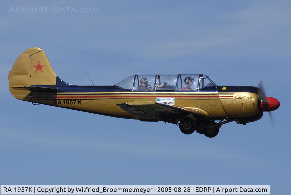 RA-1957K, Yakovlev Yak-52 C/N 822615, Annually Air Show at Pirmasens (Germany)