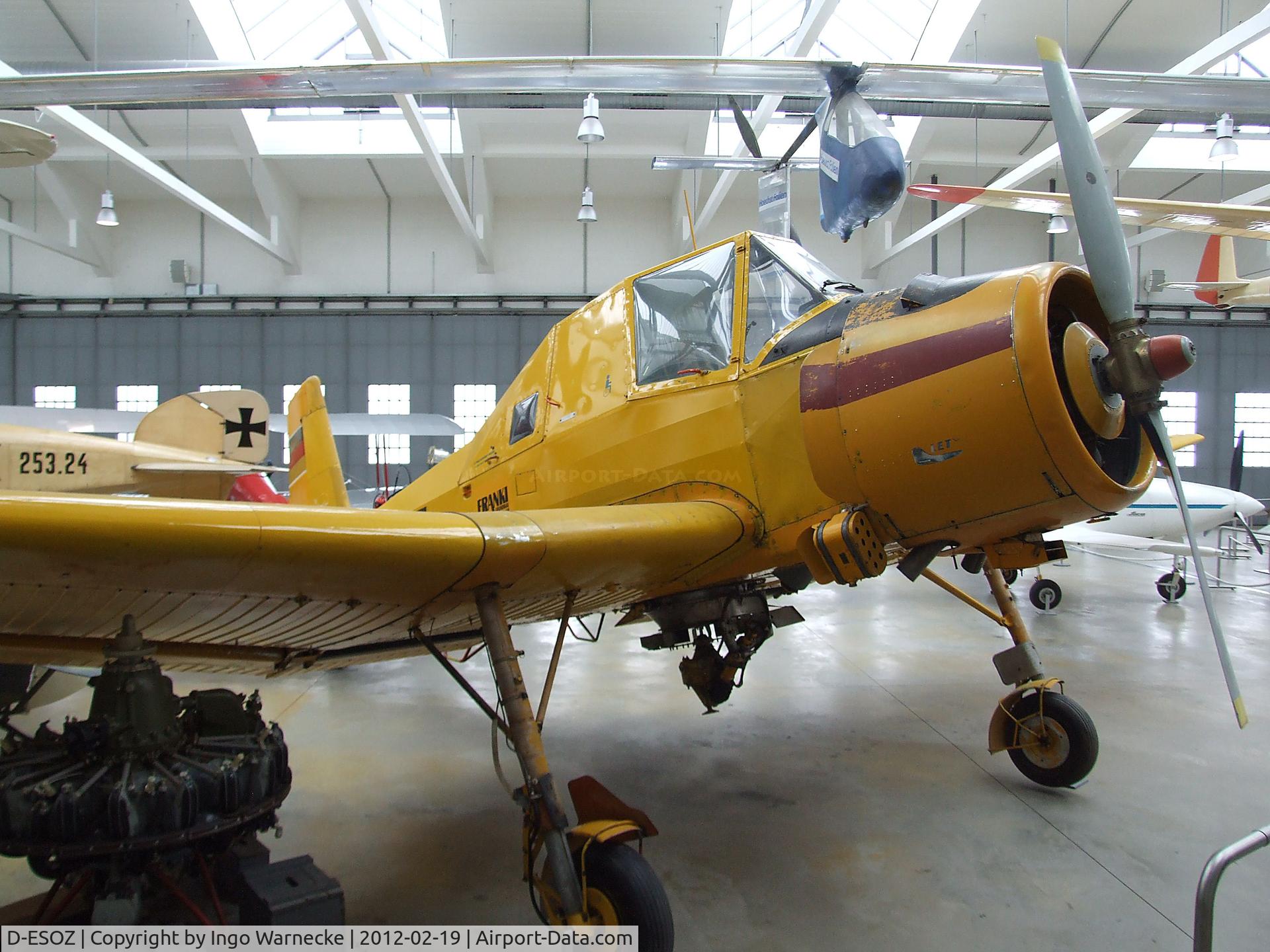 D-ESOZ, Let Z-37A Cmelak C/N 08-18, Let Z-37 Cmelak at the Deutsches Museum Flugwerft Schleißheim, Oberschleißheim