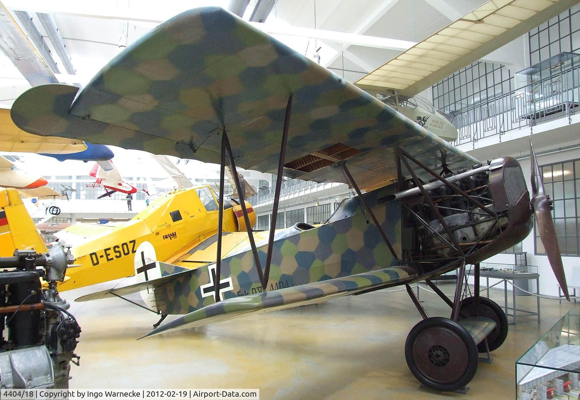 4404/18, Fokker D-VII C/N Not found 4404/18, Fokker D VII at the Deutsches Museum Flugwerft Schleißheim, Oberschleißheim