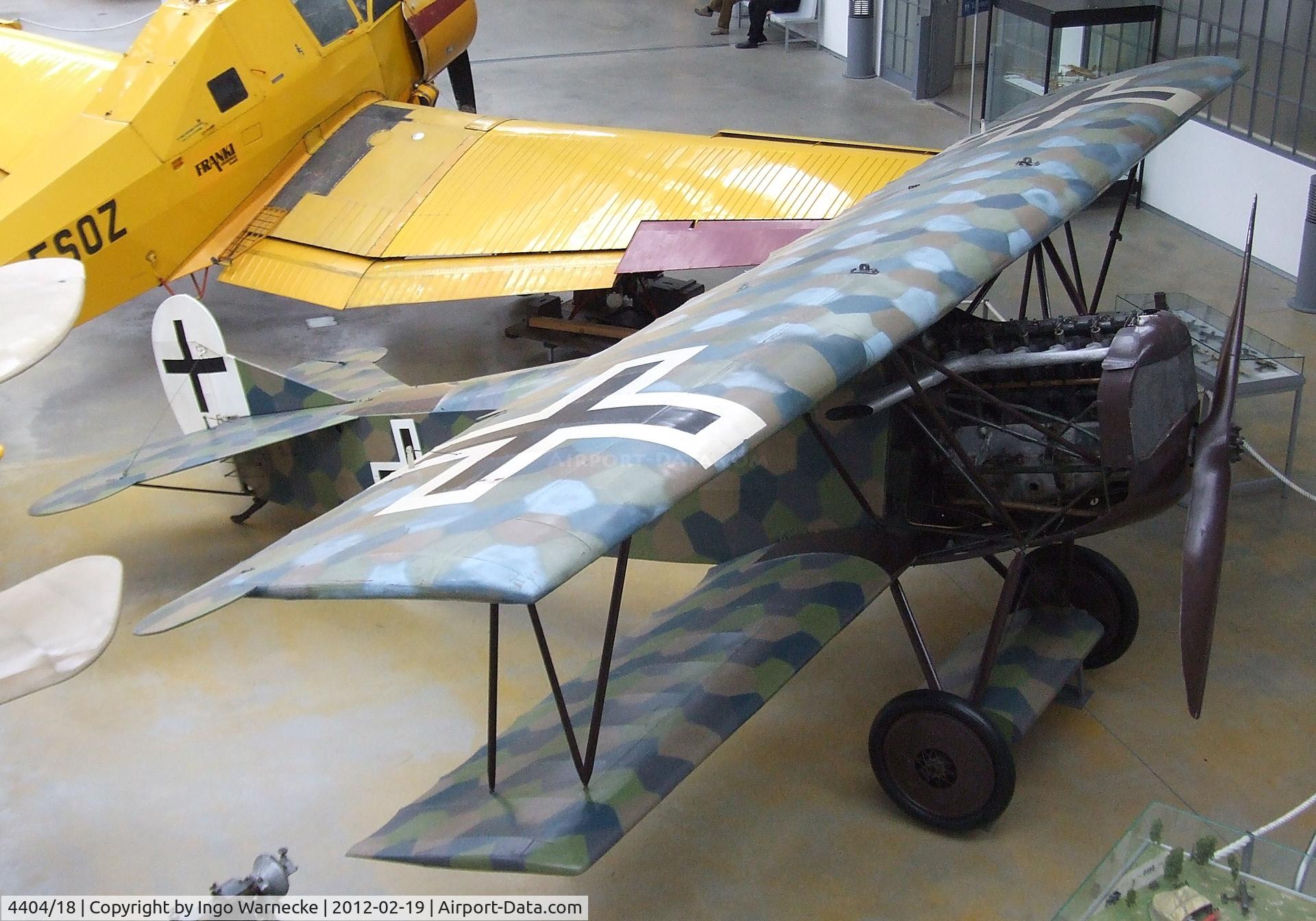 4404/18, Fokker D-VII C/N Not found 4404/18, Fokker D VII at the Deutsches Museum Flugwerft Schleißheim, Oberschleißheim