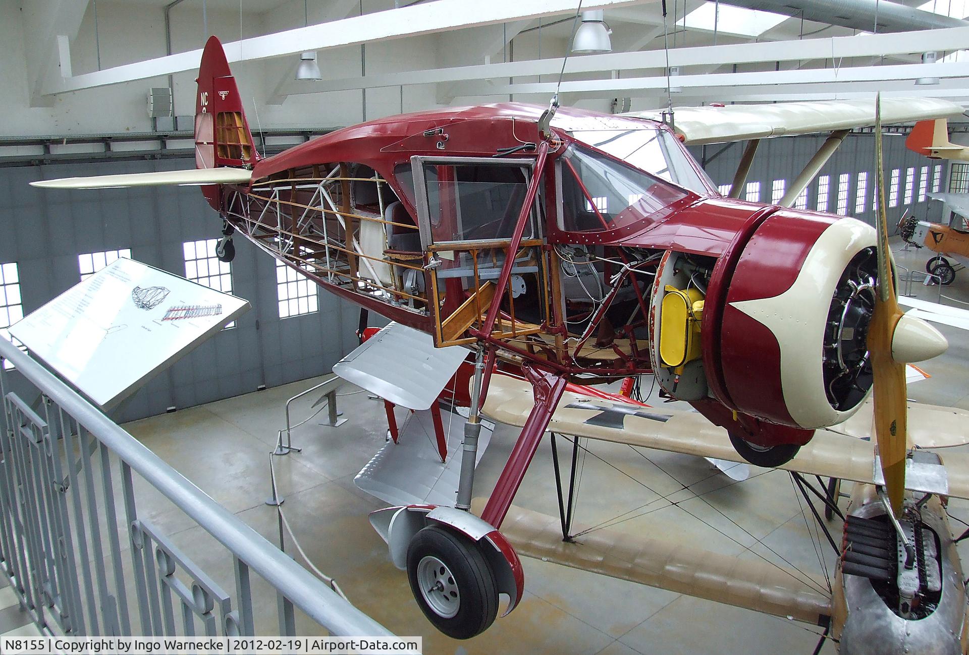 N8155, 1946 Fairchild 24W-46 C/N W46251, Fairchild 24W-46 (minus starboard wing and starboard/underside outer skin) at the Deutsches Museum Flugwerft Schleißheim, Oberschleißheim