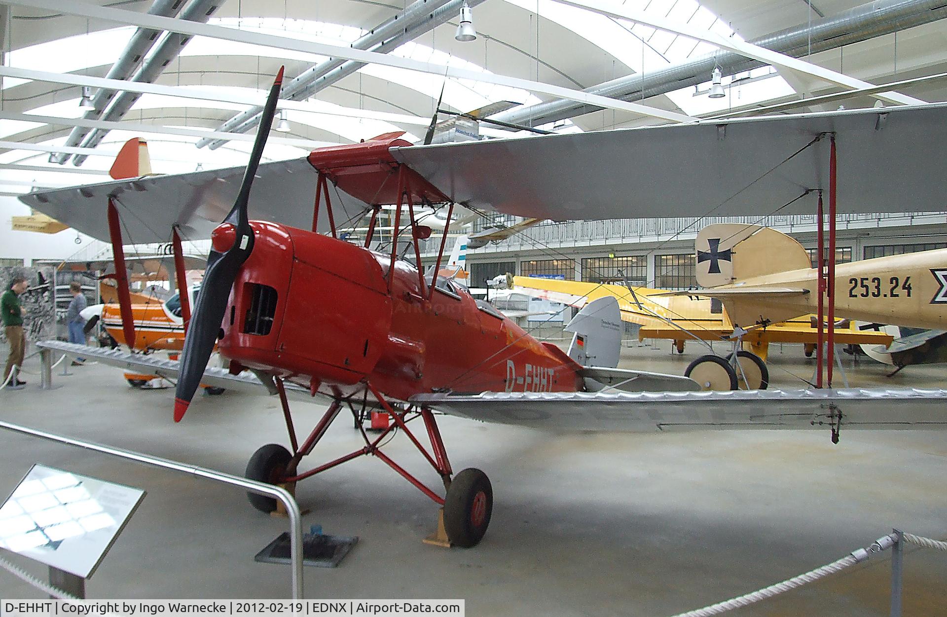 D-EHHT, De Havilland DH-82A Tiger Moth II C/N 85478, De Havilland D.H.82A Tiger Moth at the Deutsches Museum Flugwerft Schleißheim, Oberschleißheim