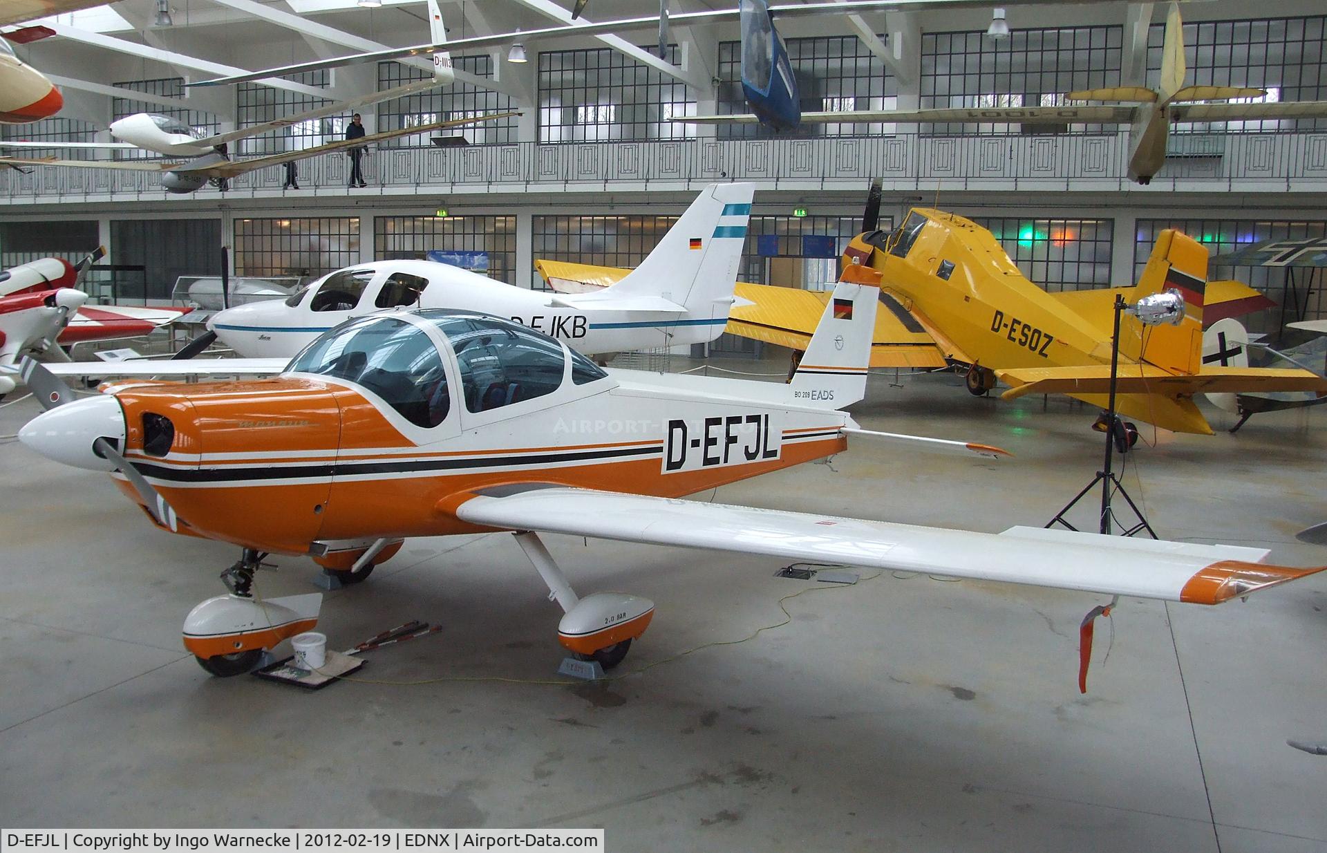 D-EFJL, Bolkow Bo-209 Monsun C/N 134, Bölkow Bo 209 Monsun at the Deutsches Museum Flugwerft Schleißheim, Oberschleißheim
