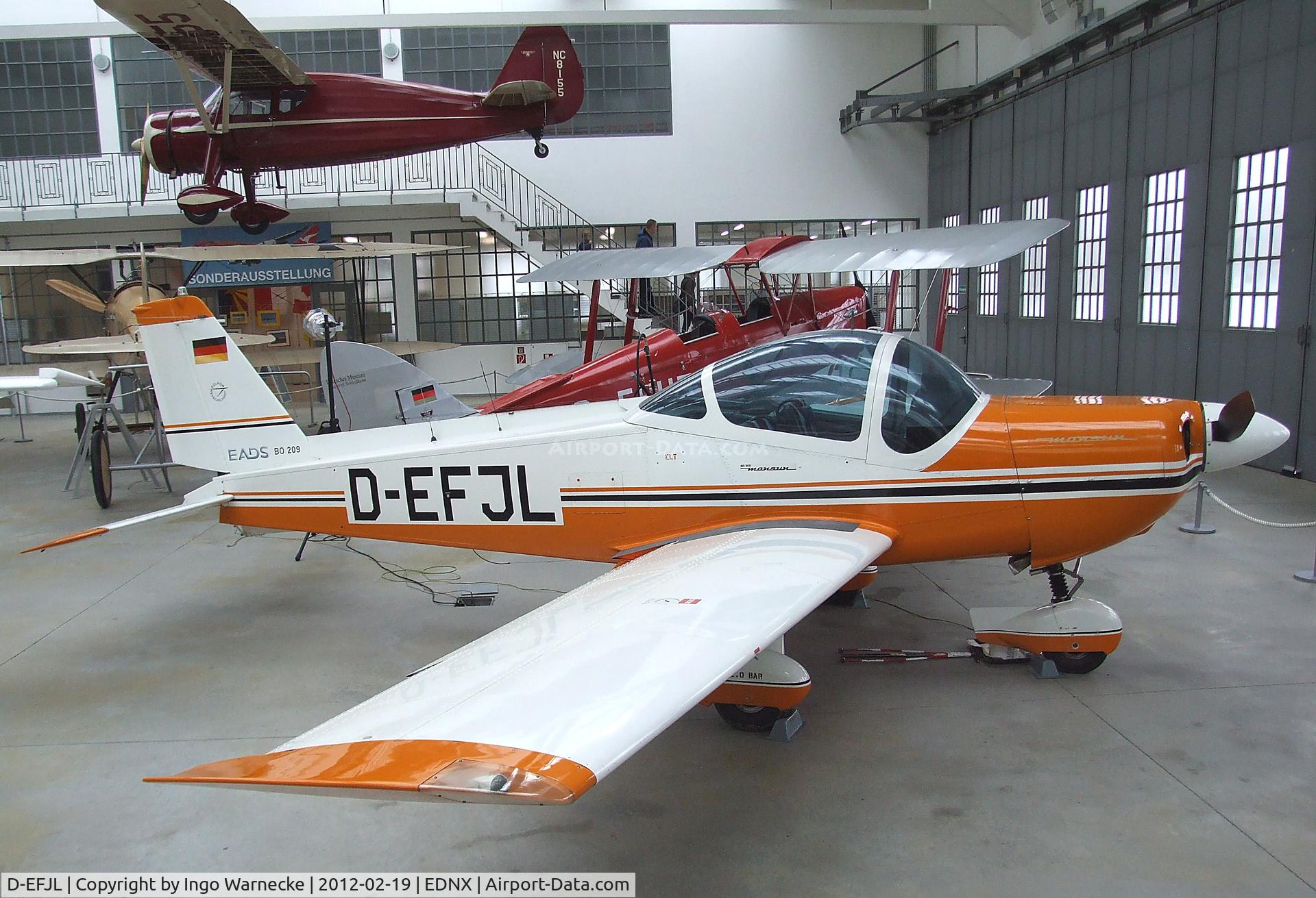 D-EFJL, Bolkow Bo-209 Monsun C/N 134, Bölkow Bo 209 Monsun at the Deutsches Museum Flugwerft Schleißheim, Oberschleißheim