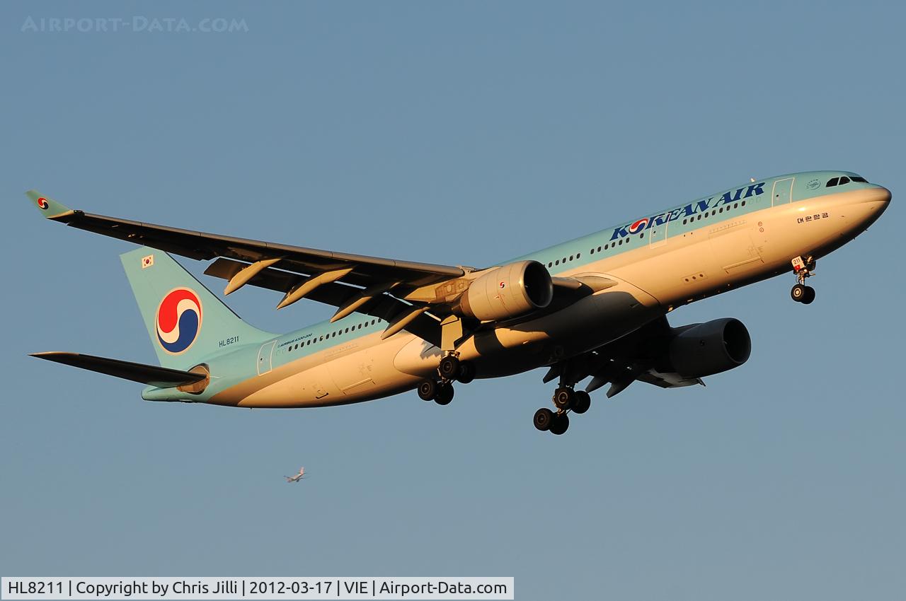 HL8211, 2010 Airbus A330-223 C/N 1133, Korean Air