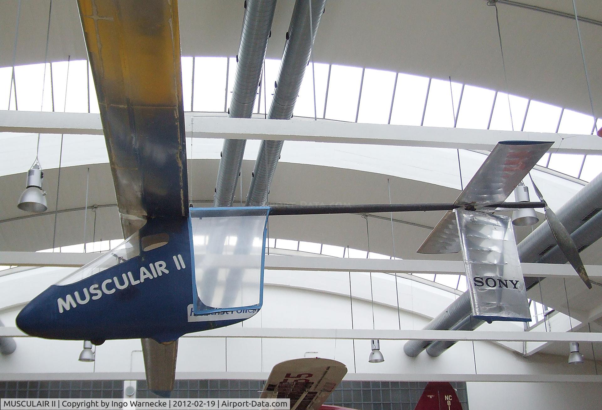 MUSCULAIR II, 1985 Rochelt Musculair II C/N 01, Günther Rochelt Musculair II human-powered aircraft at the Deutsches Museum Flugwerft Schleißheim, Oberschleißheim