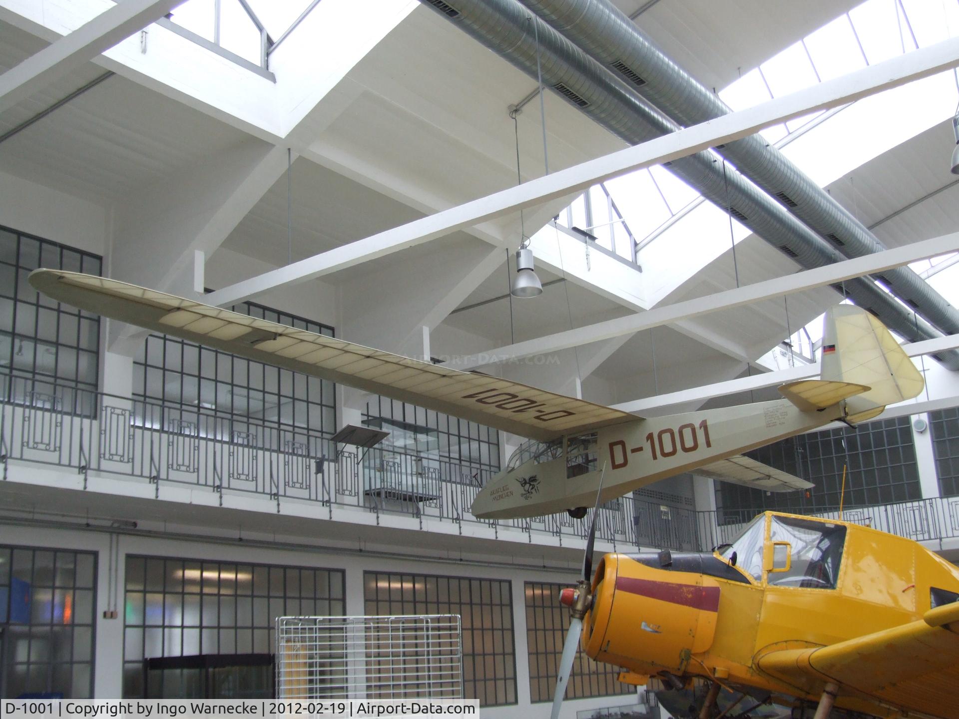 D-1001, 1934 Munich Technical University Mu 10 Milan C/N 1, Akaflieg München Mü 10 Milan at the Deutsches Museum Flugwerft Schleißheim, Oberschleißheim
