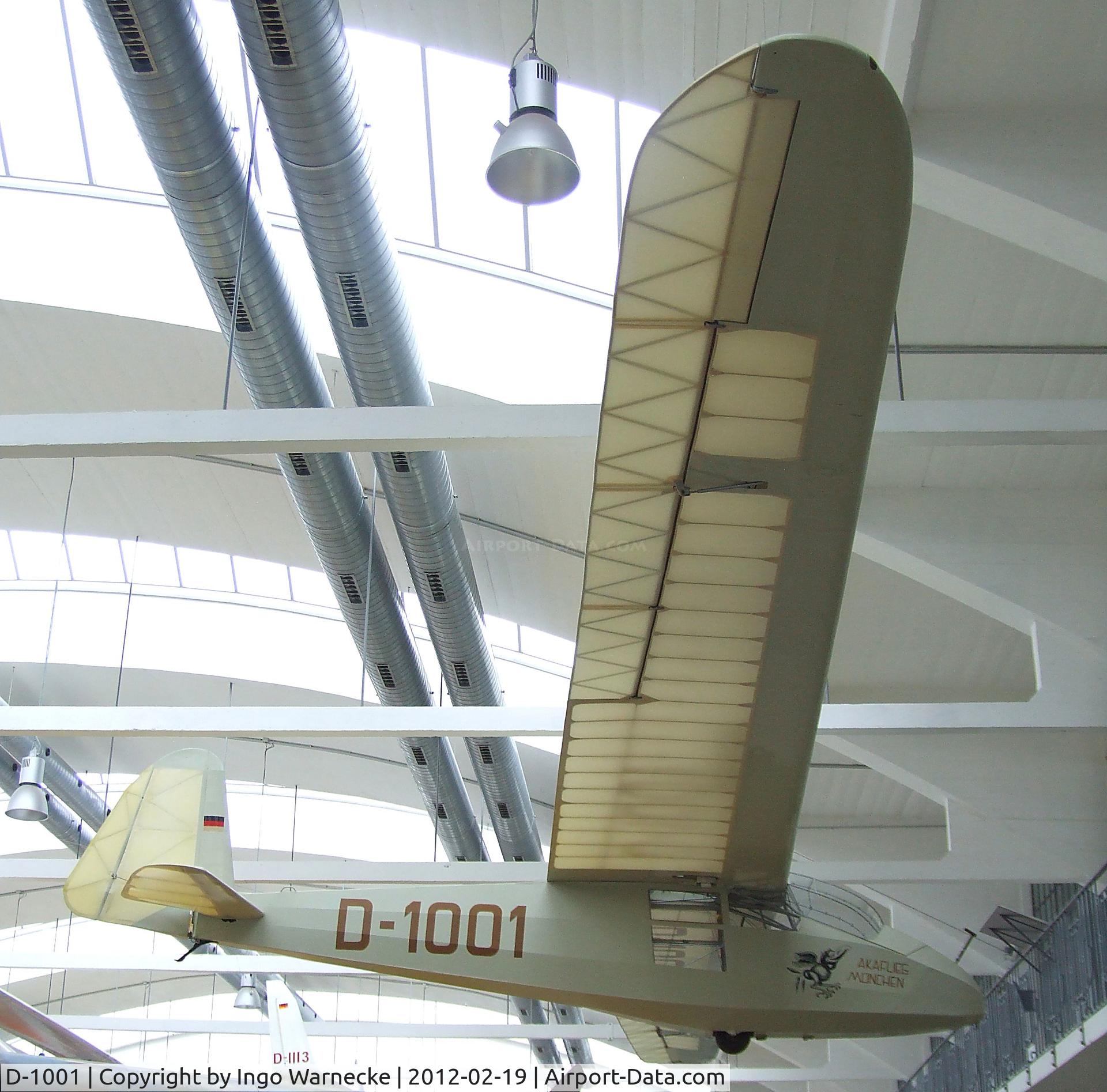 D-1001, 1934 Munich Technical University Mu 10 Milan C/N 1, Akaflieg München Mü 10 Milan at the Deutsches Museum Flugwerft Schleißheim, Oberschleißheim