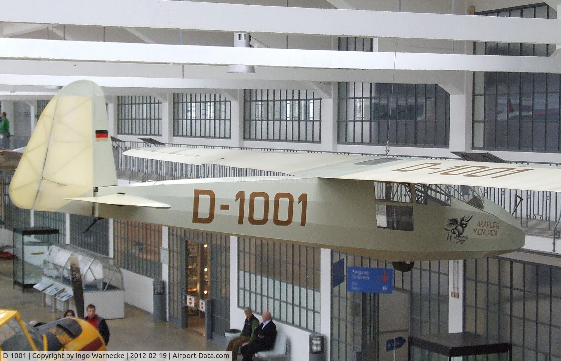 D-1001, 1934 Munich Technical University Mu 10 Milan C/N 1, Akaflieg München Mü 10 Milan at the Deutsches Museum Flugwerft Schleißheim, Oberschleißheim