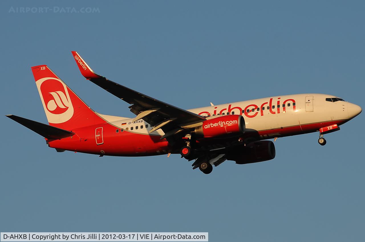 D-AHXB, 2007 Boeing 737-7K5 C/N 30717/2228, Air Berlin