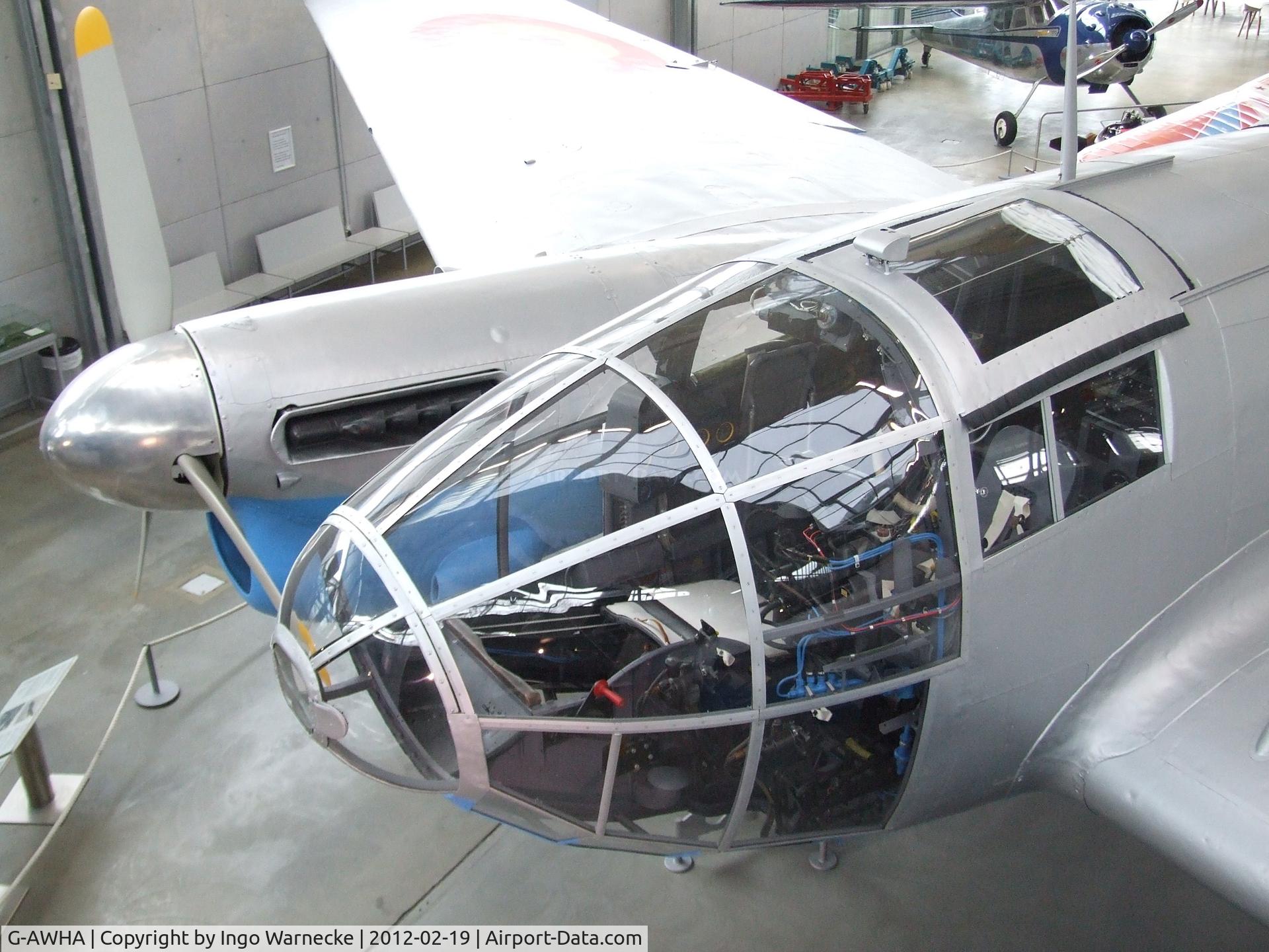 G-AWHA, 1948 CASA 2-111D C/N 025A, CASA 2.111D (Heinkel He 111 with R-R Merlin engines) at the Deutsches Museum Flugwerft Schleißheim, Oberschleißheim