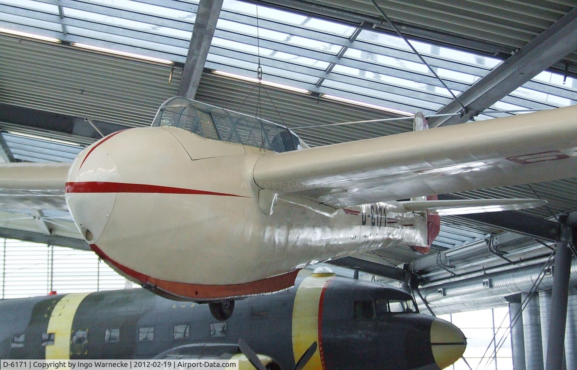 D-6171, 1942 J.Mraz Kranich II C/N ***, DFS / Jacobs (Mraz) Kranich II at the Deutsches Museum Flugwerft Schleißheim, Oberschleißheim