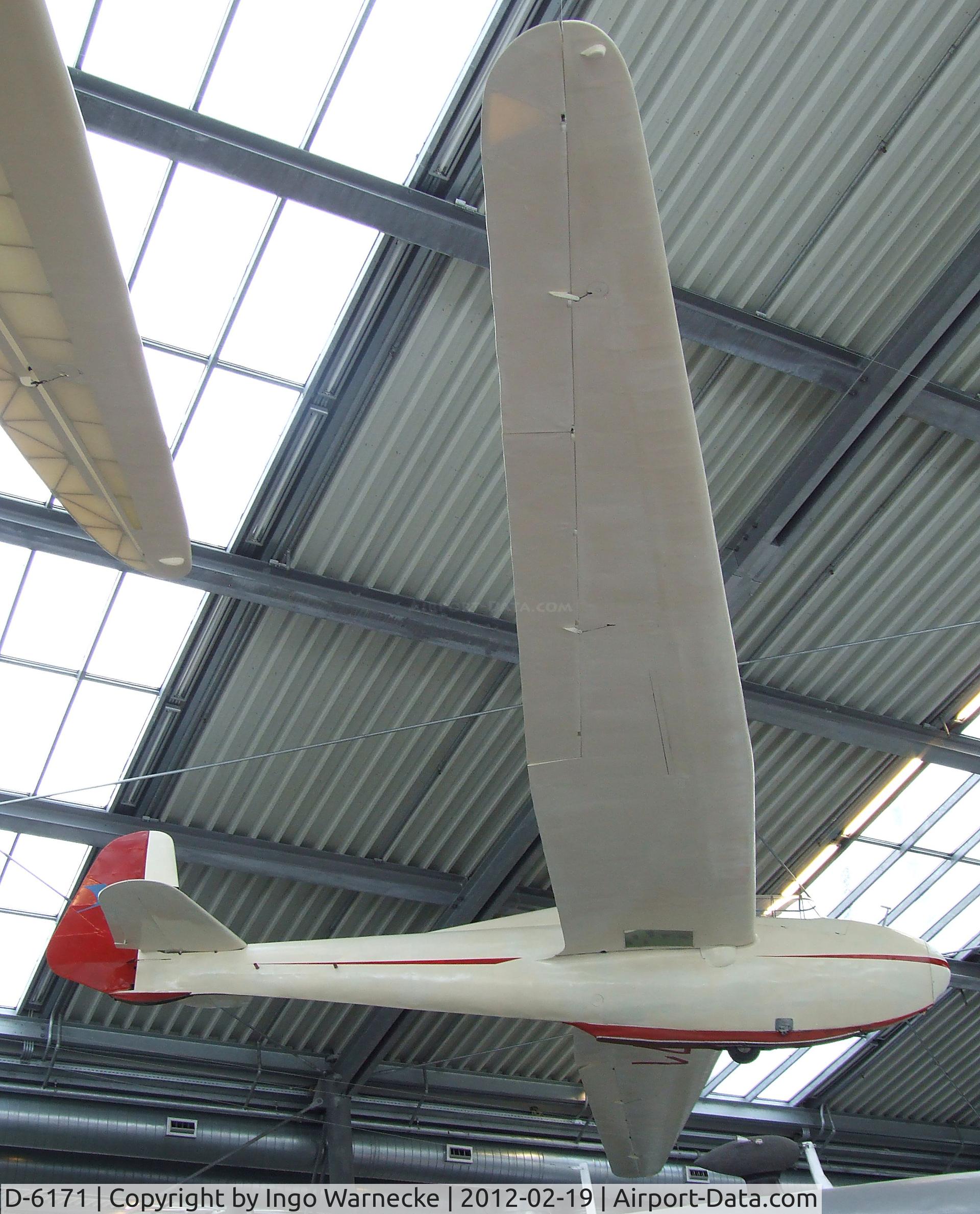 D-6171, 1942 J.Mraz Kranich II C/N ***, DFS / Jacobs (Mraz) Kranich II at the Deutsches Museum Flugwerft Schleißheim, Oberschleißheim