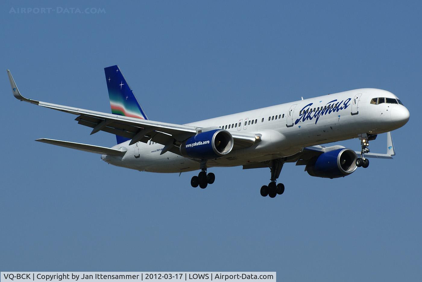 VQ-BCK, 1994 Boeing 757-256 C/N 26245, VQ-BCK @ LOWS