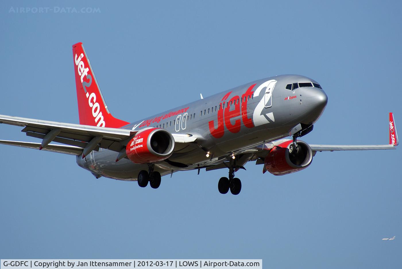 G-GDFC, 1998 Boeing 737-8K2 C/N 28375, G-GDFC @ LOWS