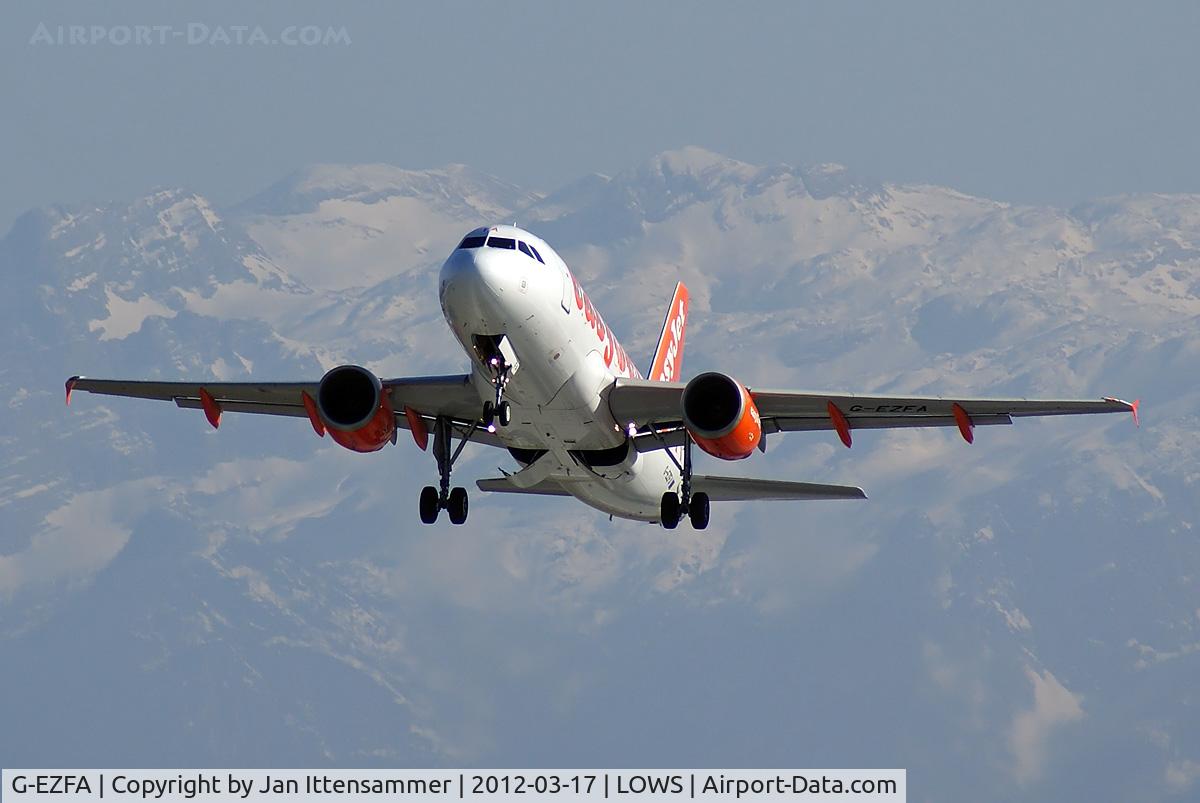 G-EZFA, 2009 Airbus A319-111 C/N 3788, G-EZFA @ LOWS