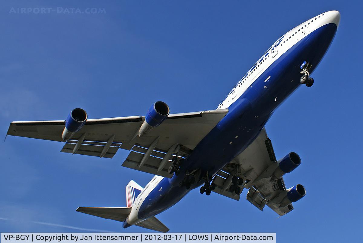 VP-BGY, 1987 Boeing 747-346 C/N 23640, VP-BGY @ LOWS