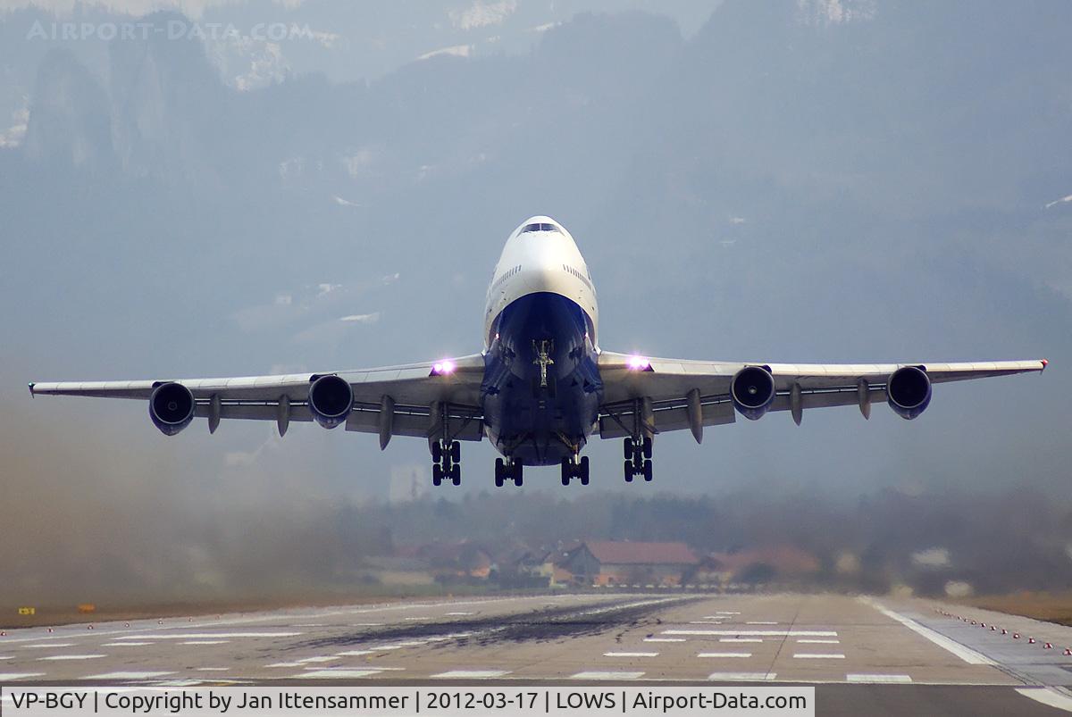 VP-BGY, 1987 Boeing 747-346 C/N 23640, VP-BGY @ LOWS