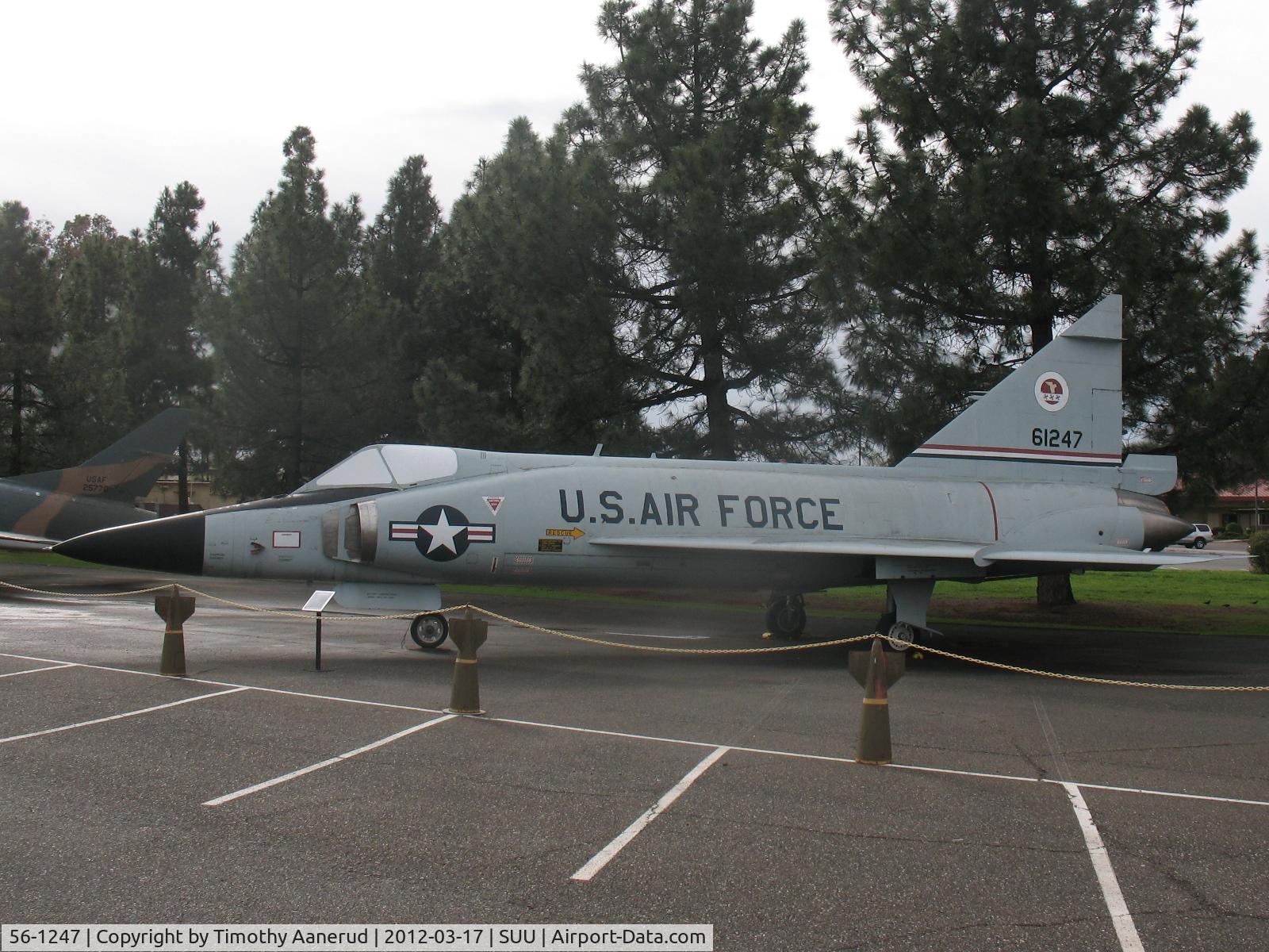 56-1247, 1956 Convair F-102A Delta Dagger C/N 8-10-464, 1956 Convair V-102A-70-CO, 56-1247
