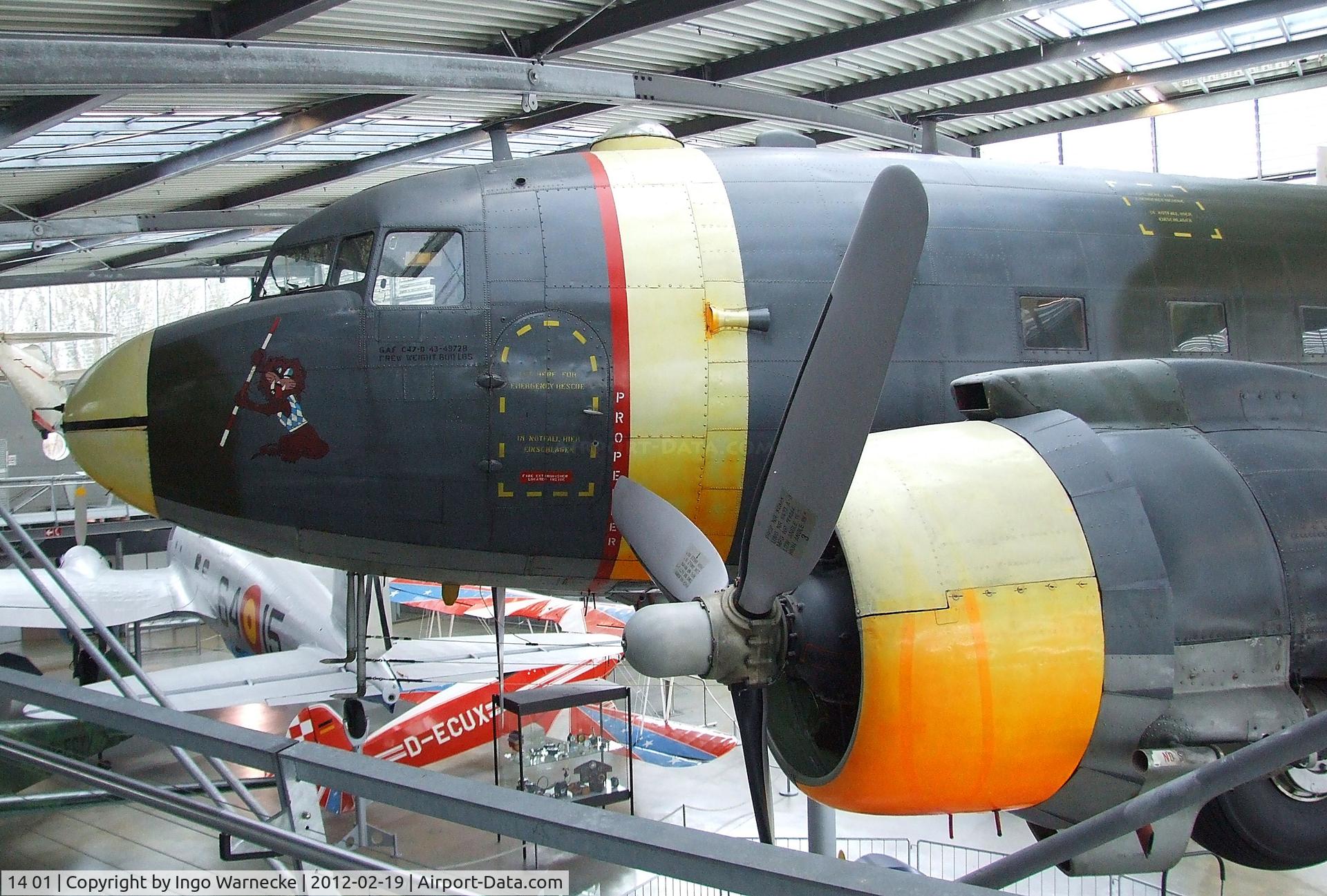 14 01, 1943 Douglas C-47B Skytrain C/N 26989, Douglas C-47B Skytrain at the Deutsches Museum Flugwerft Schleißheim, Oberschleißheim