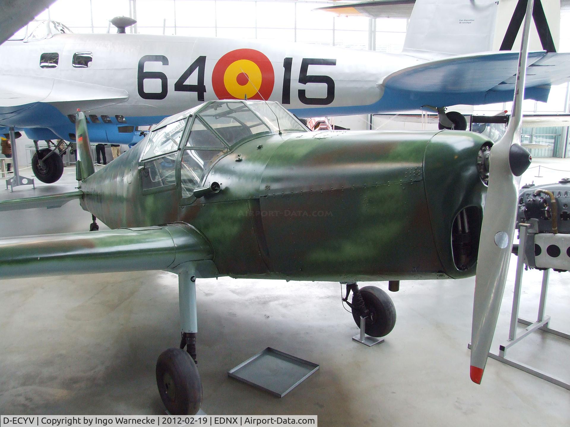 D-ECYV, 1944 Bucker Bu-181B-1 Bestmann C/N 331381, Bücker Bü 181B-1 Bestmann at the Deutsches Museum Flugwerft Schleißheim, Oberschleißheim